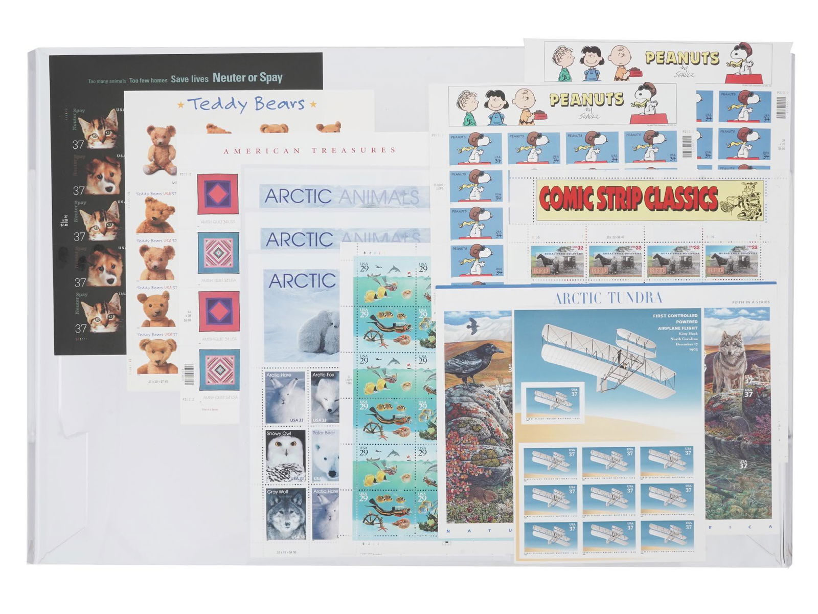 VINTAGE AMERICAN FULL STAMP SHEET COLLECTION (1 of 8)