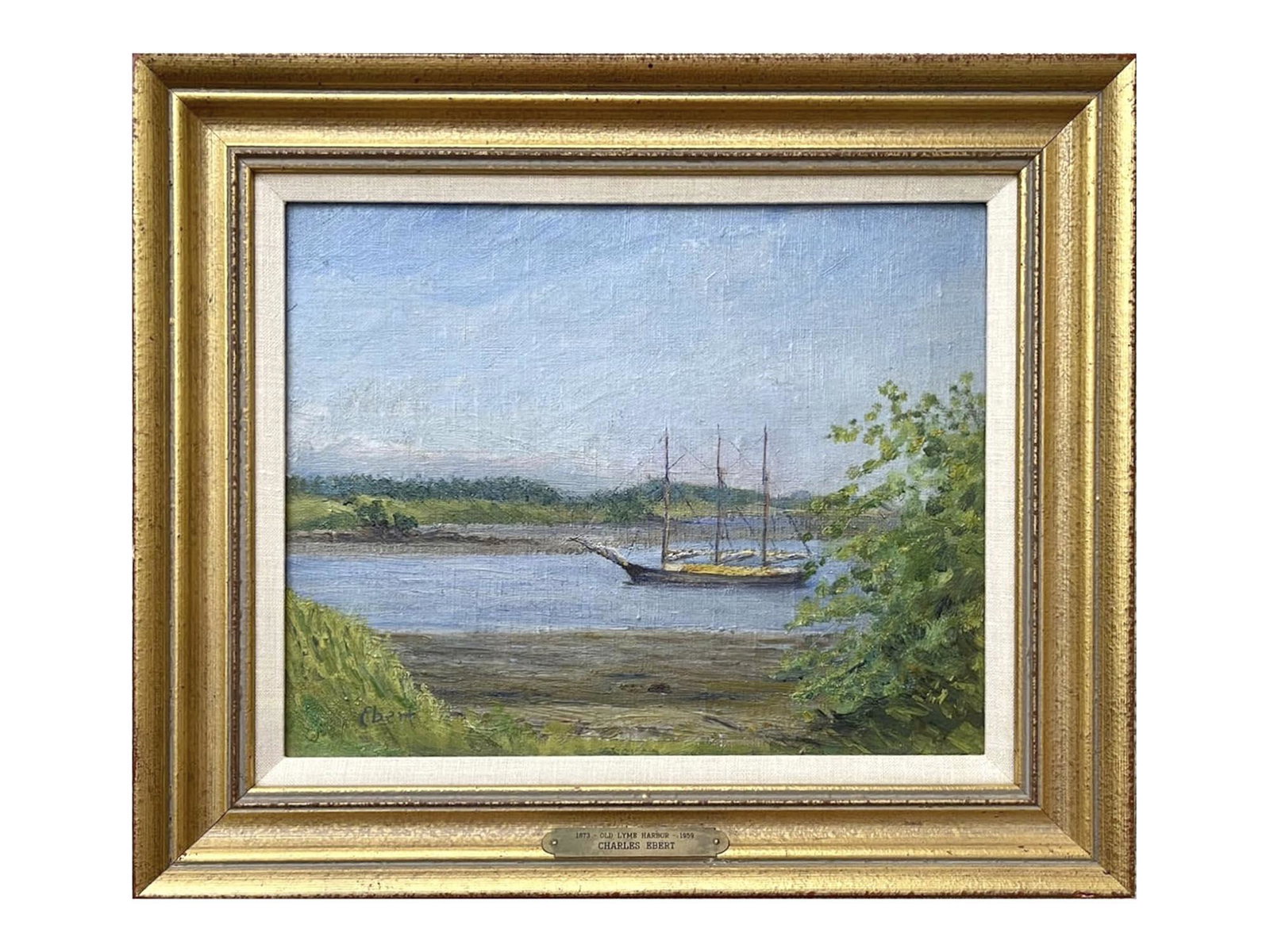 CHARLES HENRY EBERT AMERICAN OIL PAINTING 1959 (1 of 6)