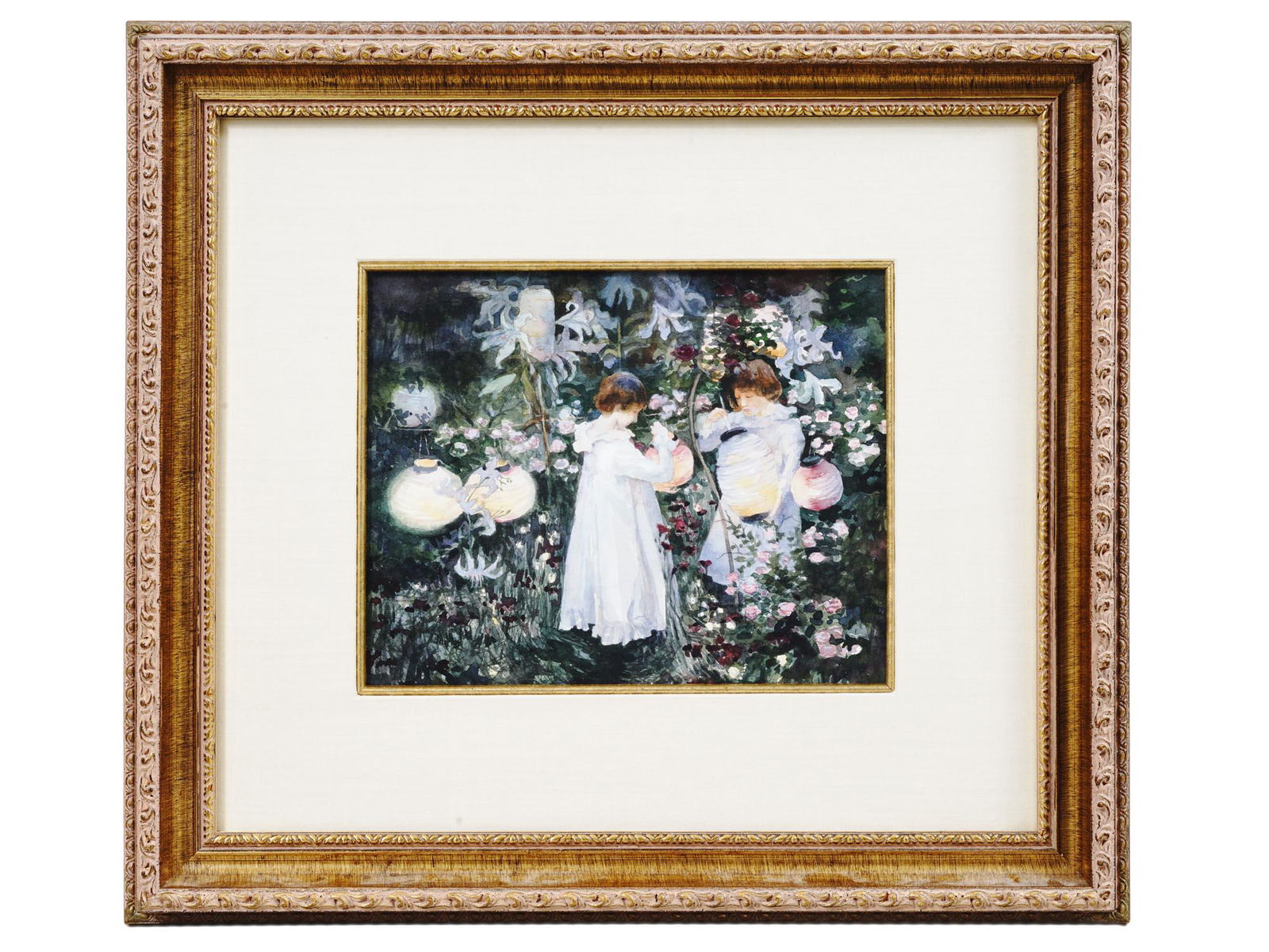 ANTIQUE WATERCOLOR PAINTING AFTER JOHN S SARGENT (1 of 3)