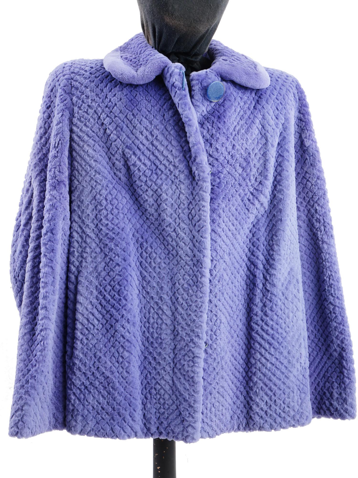 MAXIMILIAN BLOOMINGDALES PURPLE MINK FUR COAT (1 of 7)