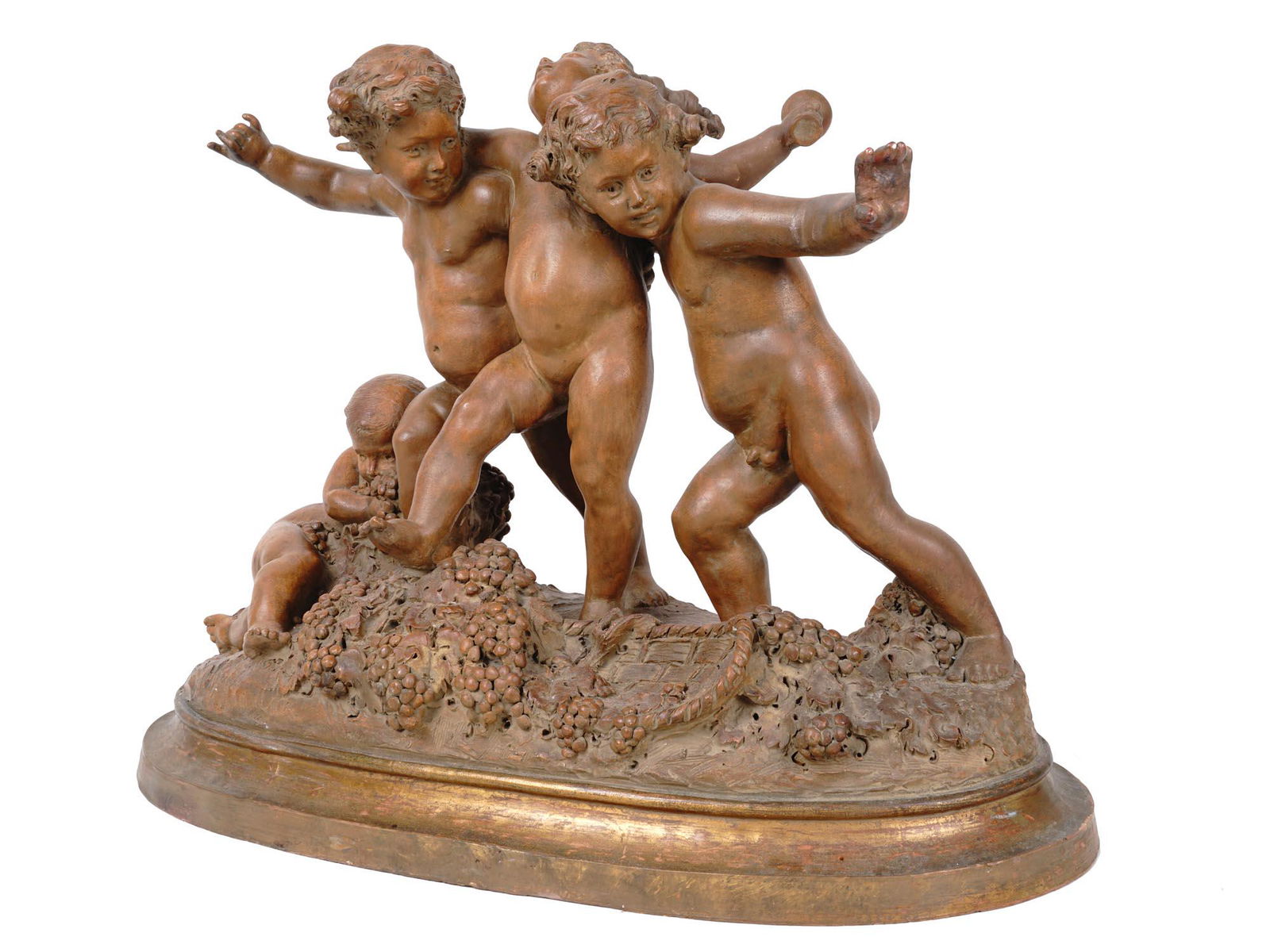 LARGE TERRACOTTA SCULPTURE AFTER CARRIER BELLEUSE (1 of 8)