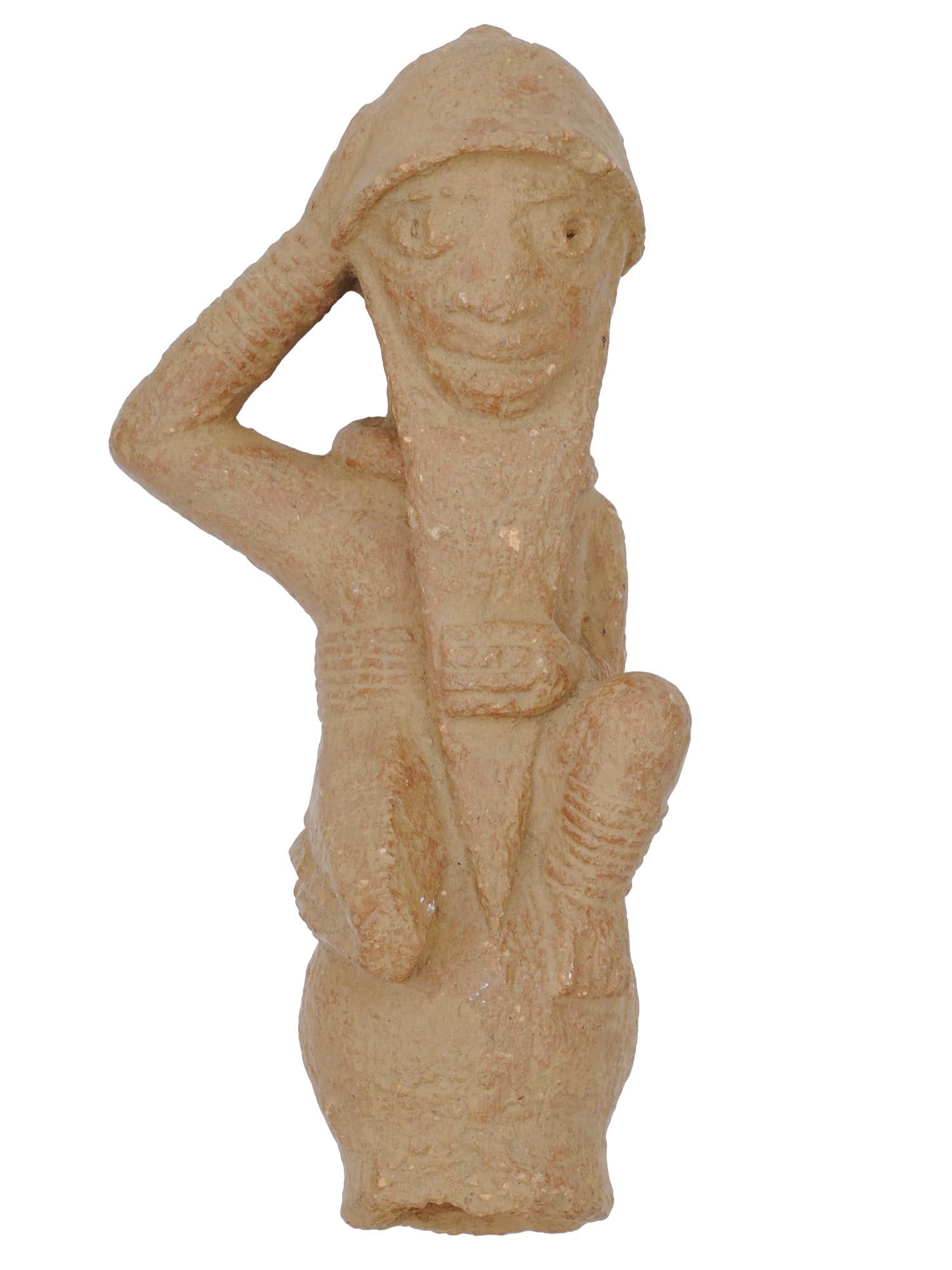 Ancient African Nok Terracotta Figural Sculpture Auction