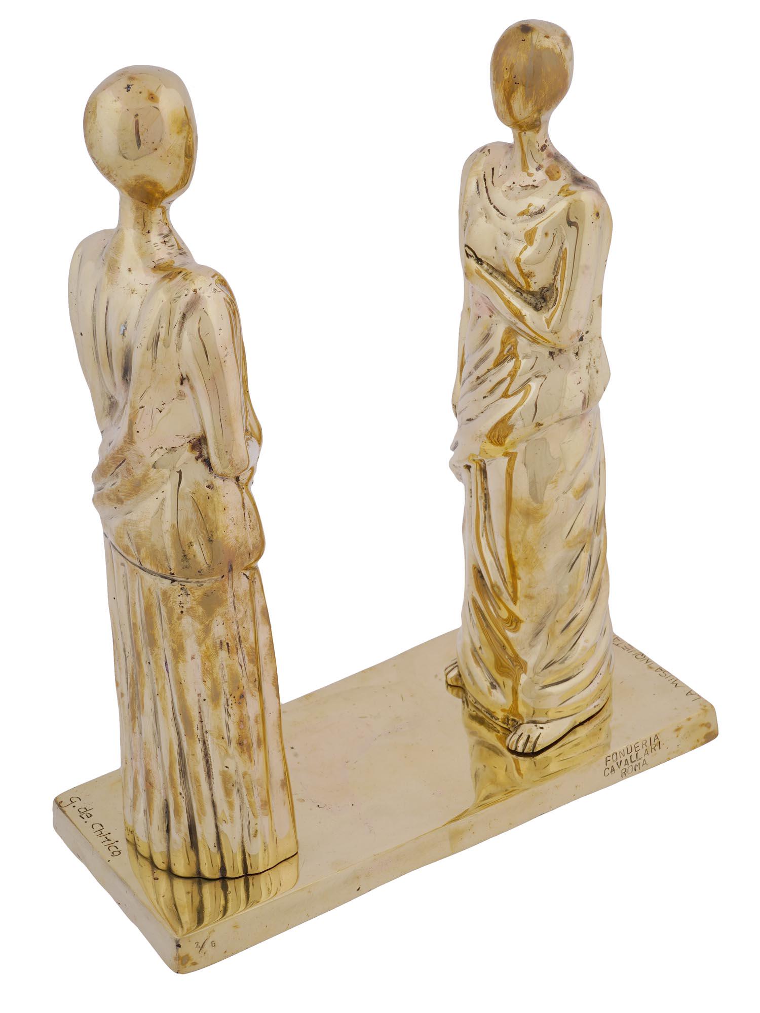 ITALIAN GILT BRONZE SCULPTURE BY GIORGIO DE CHIRICO (1 of 9)