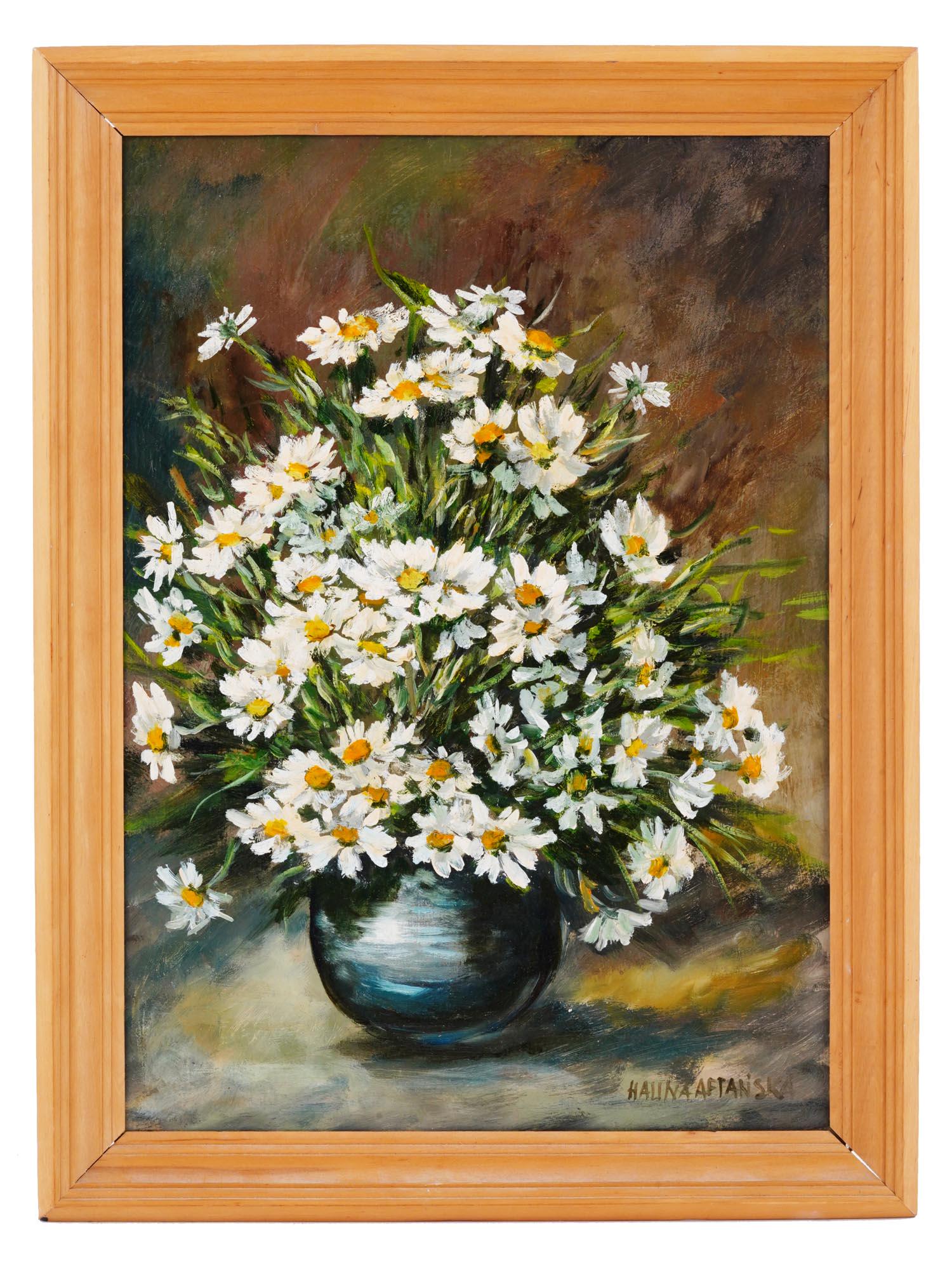 POLISH STILL LIFE OIL PAINTING BY HALINA AFTANSKA (1 of 4)