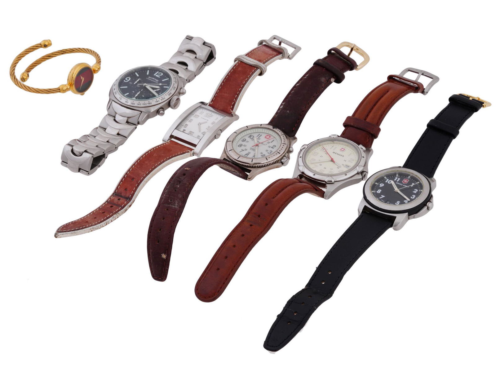 VINTAGE WRISTWATCHES COACH GUCCI VICTORINOX SONNE (1 of 9)