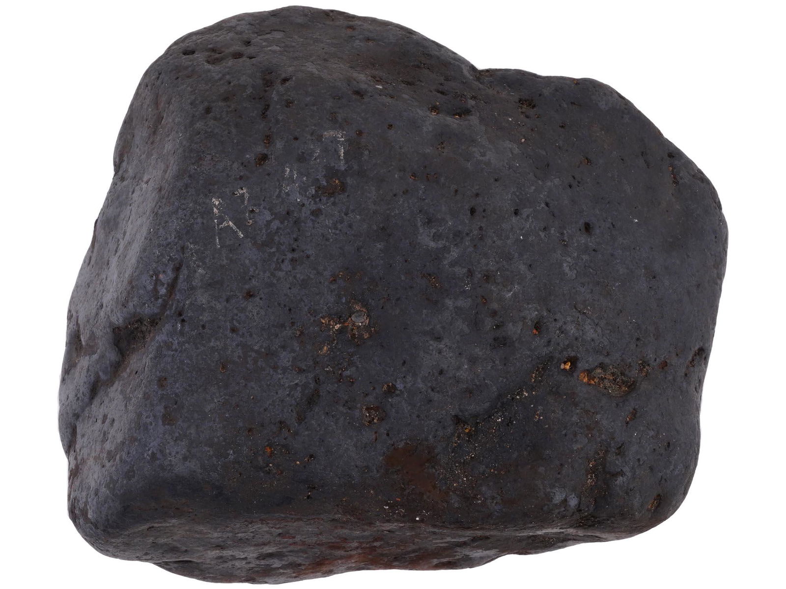 LARGE IRON METEORITE SLAB SLICE NUMBERED SPECIMEN (1 of 6)