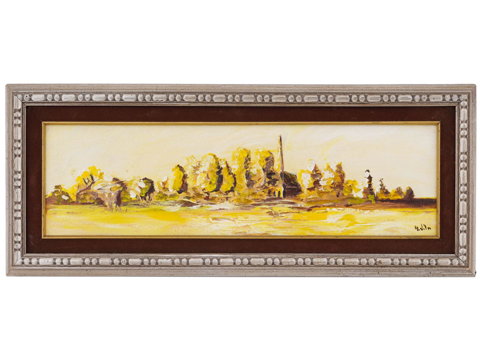 MID CENTURY LANDSCAPE OIL PAINTING BY JILU (1 of 6)