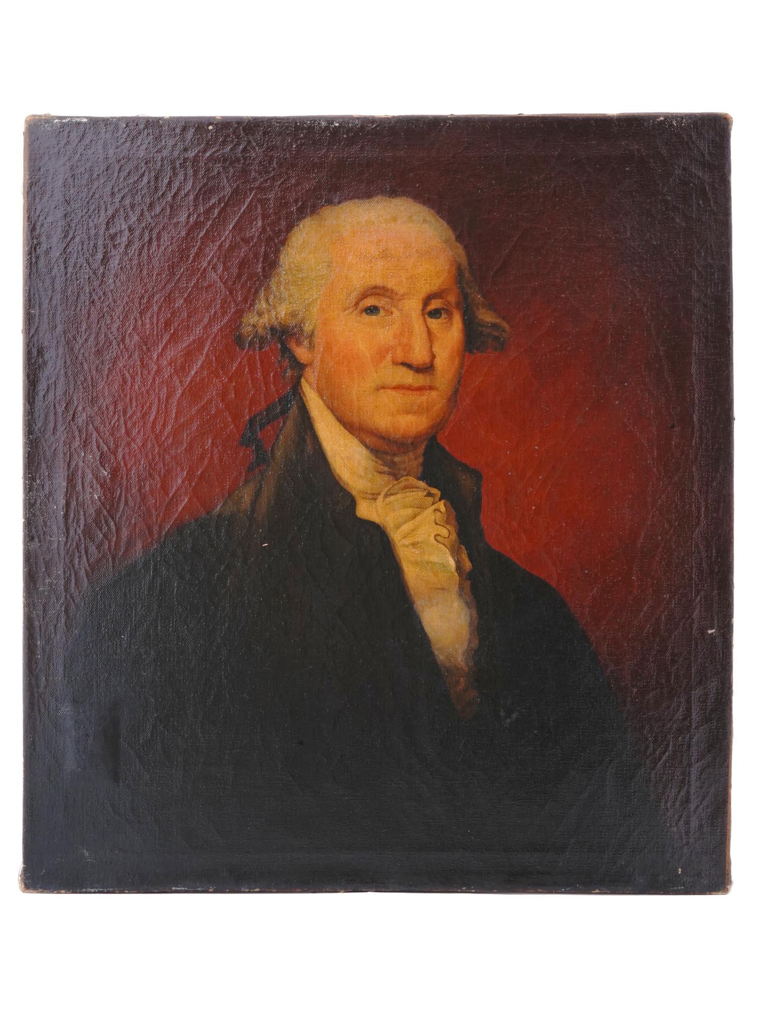 THE VAUGHAN GEORGE WASHINGTON PAINTING AFTER GILBERT STUART (1 of 6)