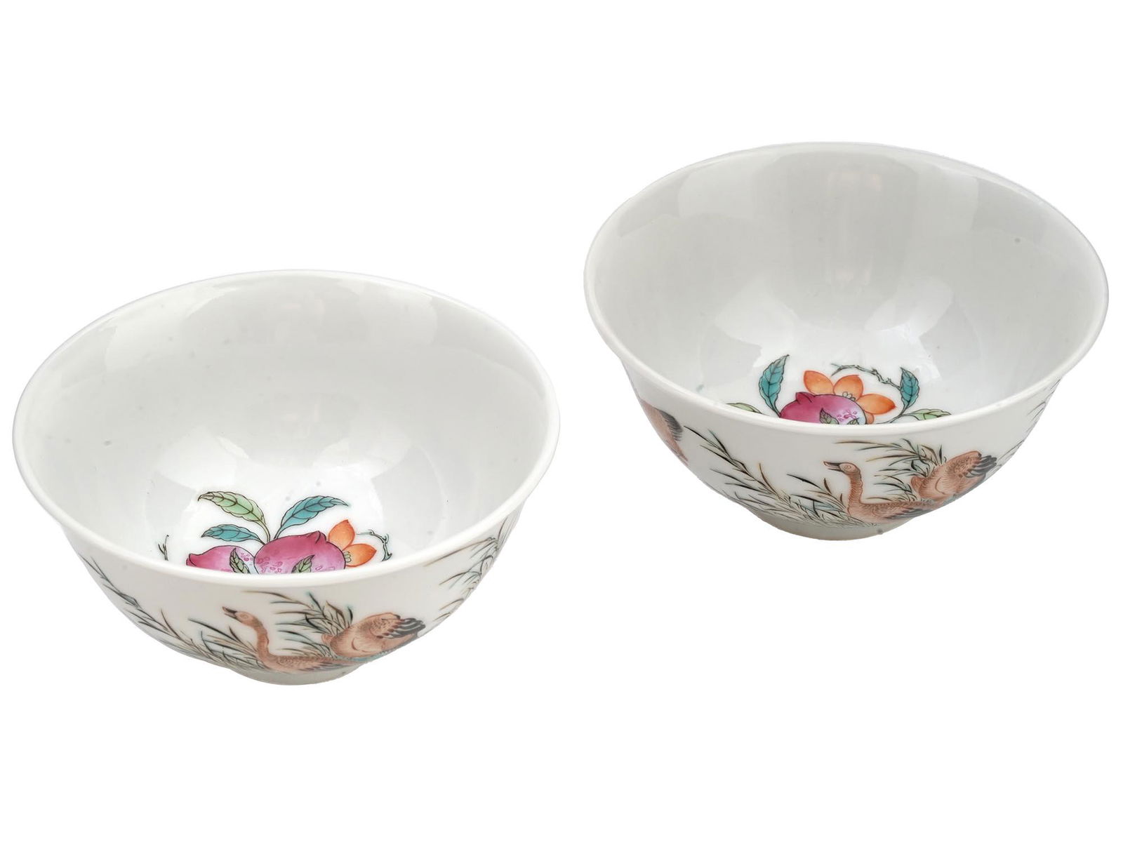 CHINESE REPUBLIC PERIOD HAND ENAMEL PORCELAIN BOWLS (1 of 8)