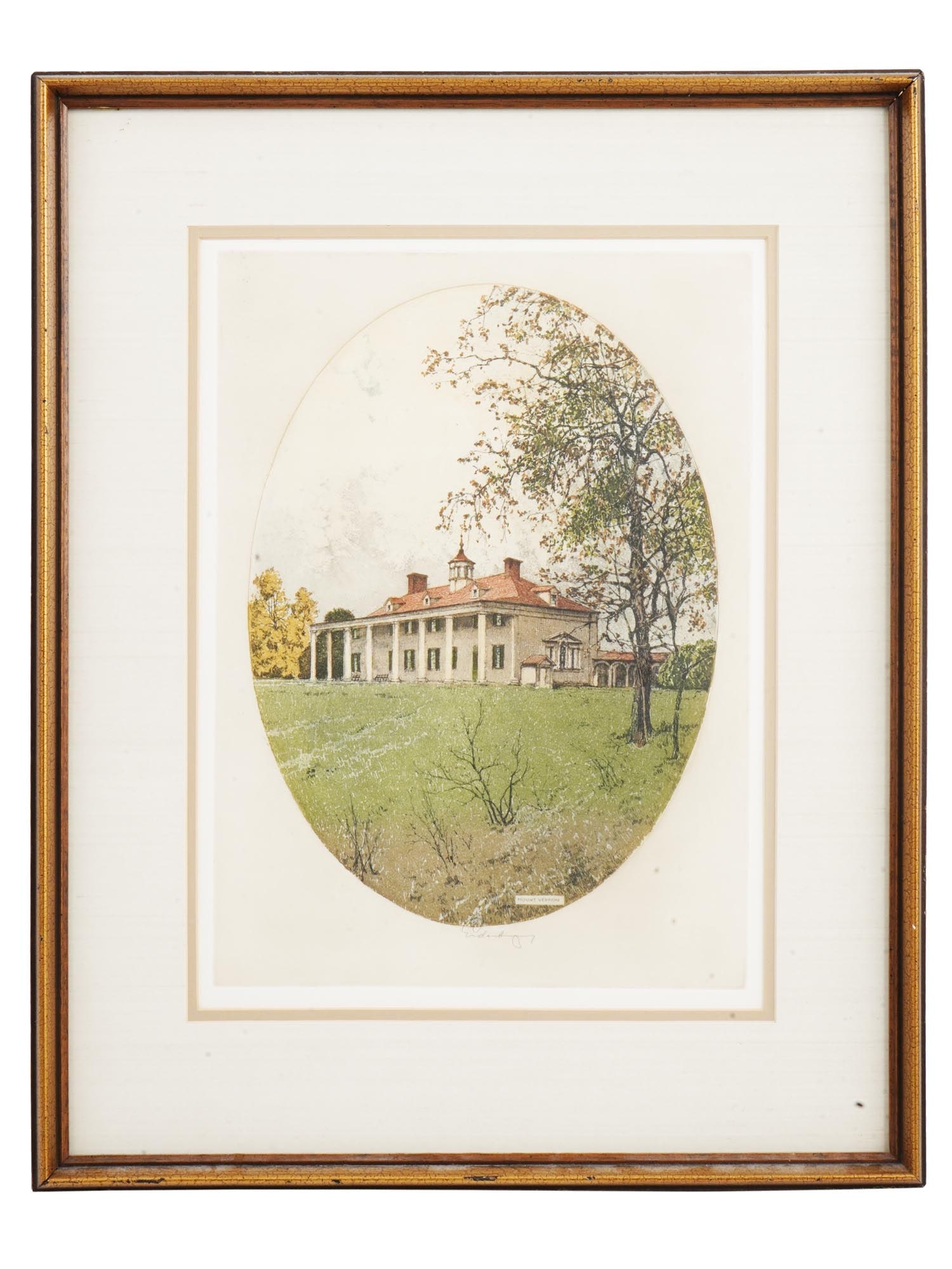 MOUNT VERNON COLOR ETCHING BY JOSEF EIDENBERGER (1 of 5)