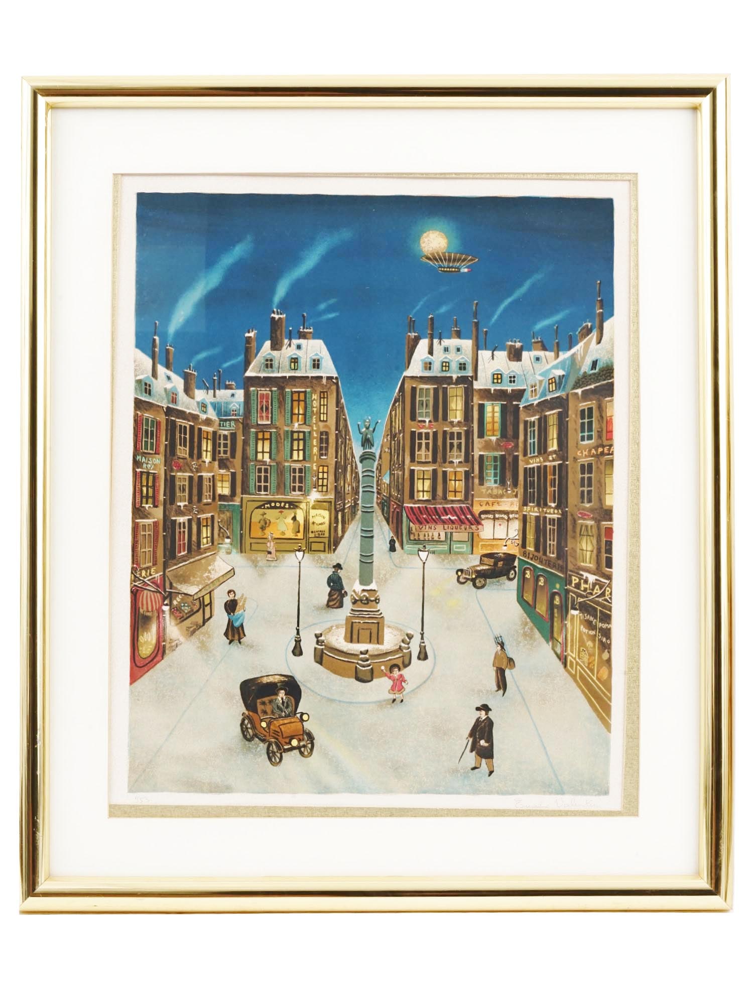 LTD FRENCH PARIS LITHOGRAPH BY EUGENE VALENTIN (1 of 6)