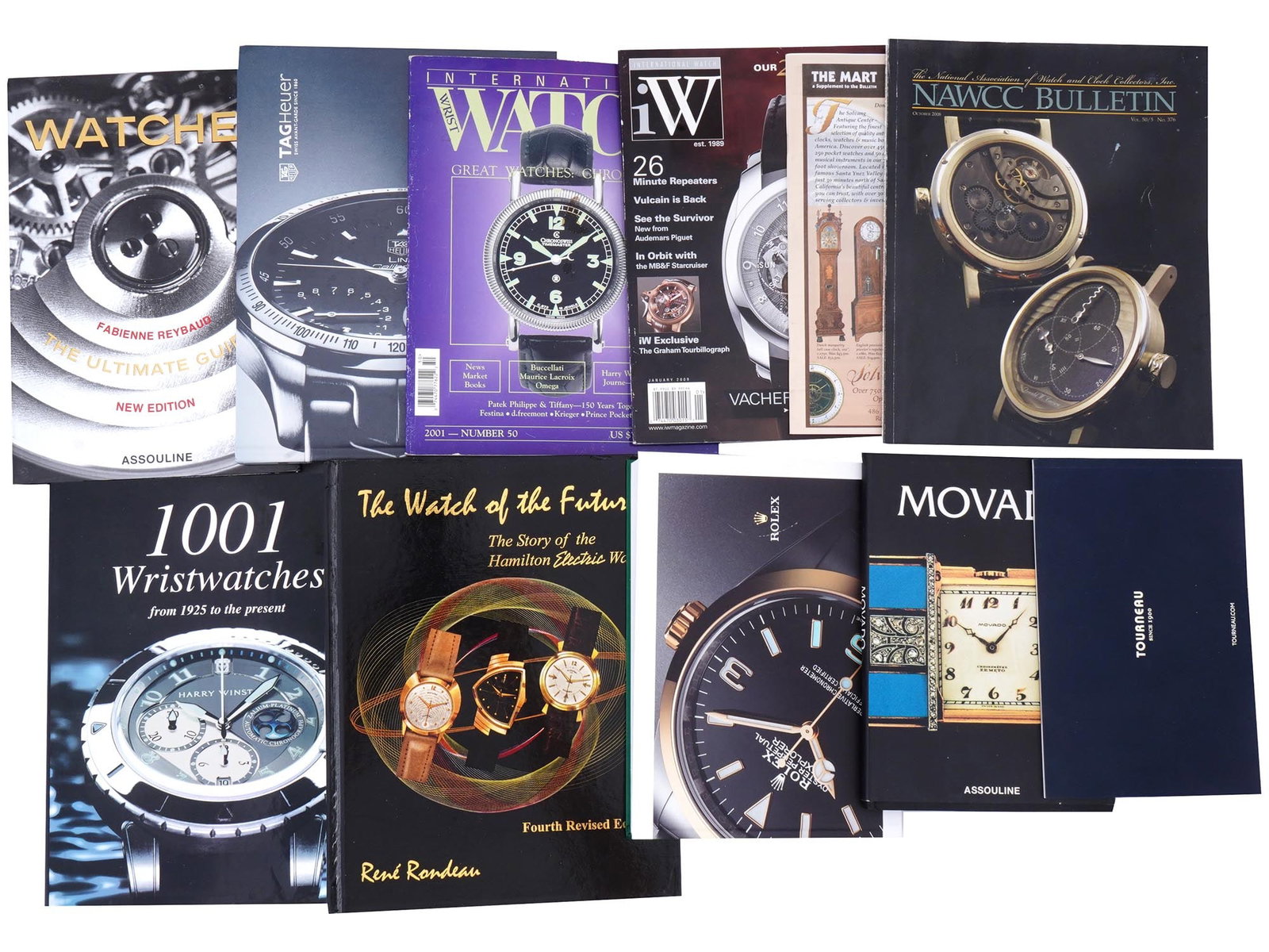 COLLECTION OF WATCH CATALOGS BROCHURES MAGAZINES (1 of 7)