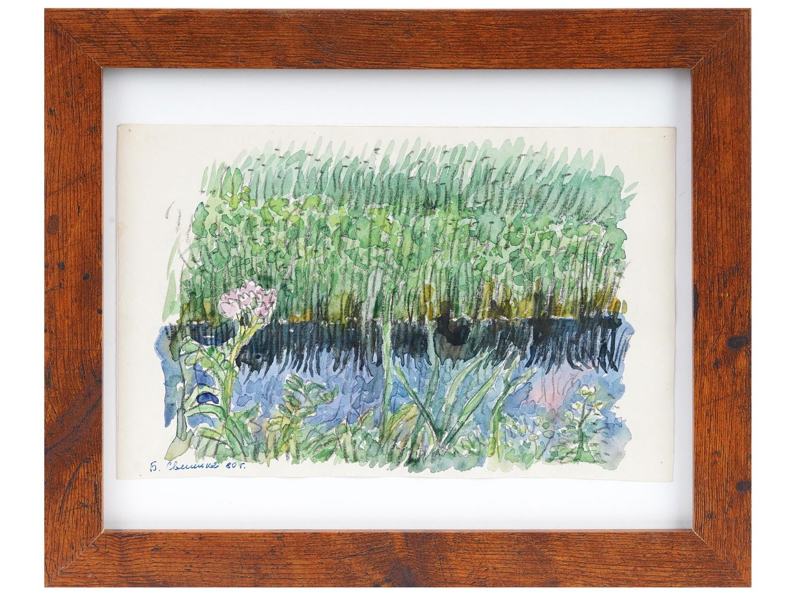 RUSSIAN MIXED MEDIA PAINTING BY BORIS SVESHNIKOV (1 of 6)