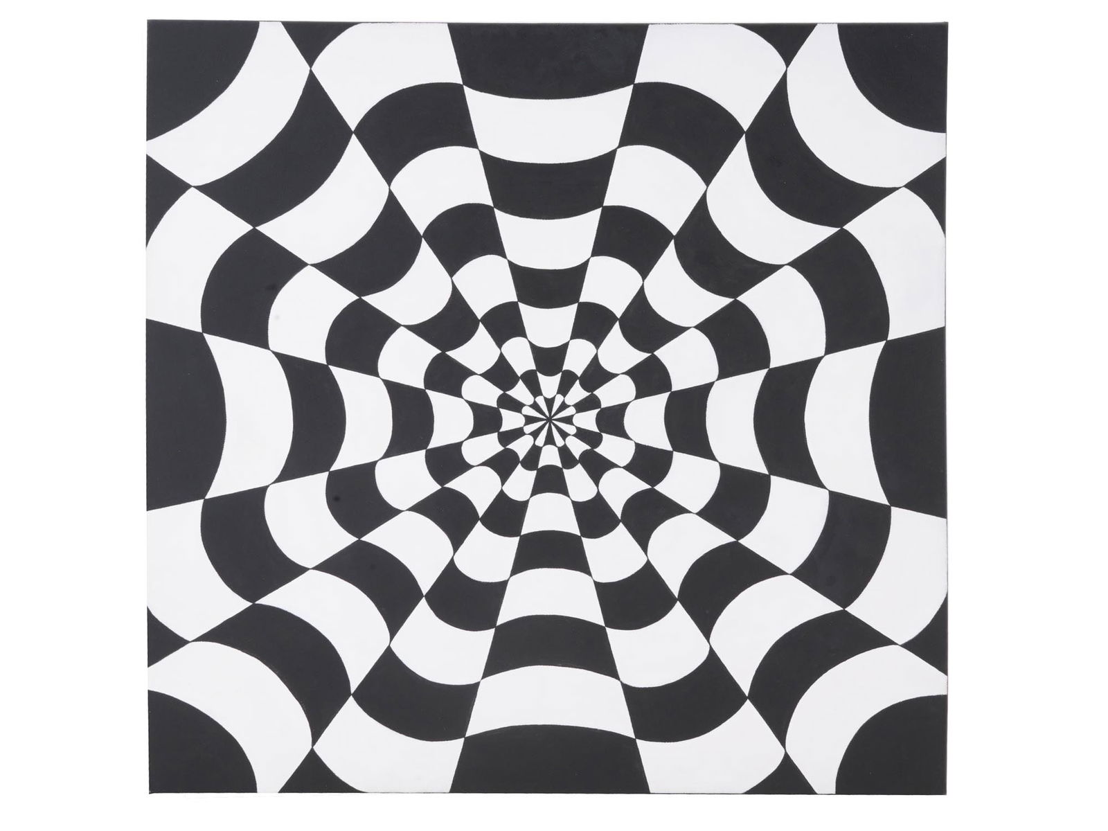 AMERICAN OP ART ACRYLIC PAINTING BY TIM RAY FISHER (1 of 6)
