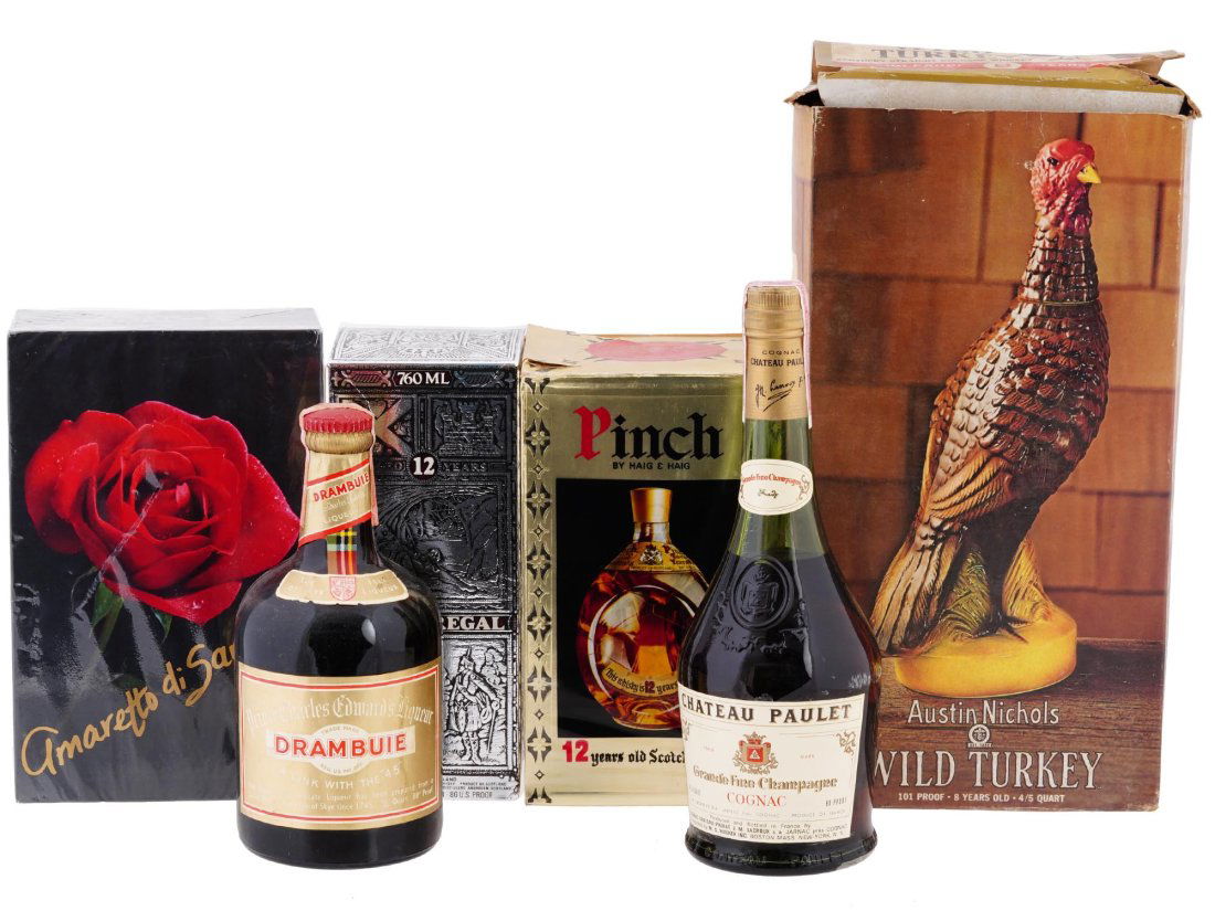 VINTAGE AND INTERNATIONAL LIQUEUR BOTTLES (1 of 5)