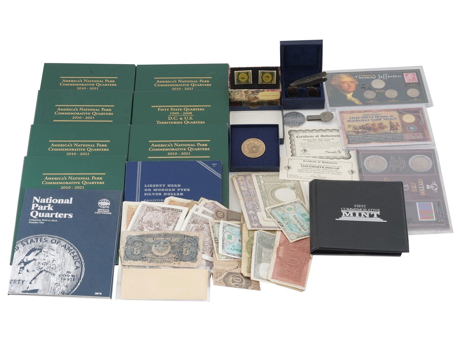 LARGE COLLECTION OF NUMISMATICS AND RELATED ITEMS (1 of 8)