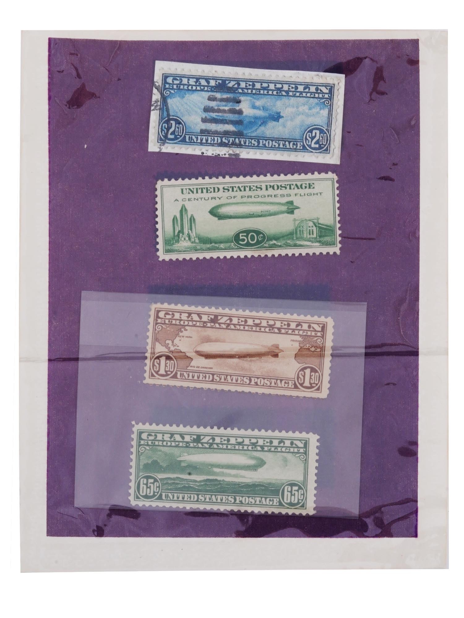 1930 GRAF ZEPPELIN AIRMAIL STAMPS 1933 BABY ZEPP STAMP (1 of 8)