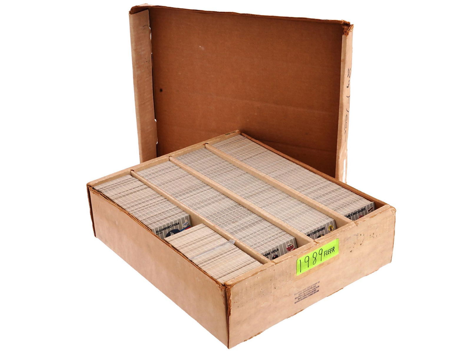 VINTAGE 1989 AMERICAN FLEER BASEBALL CARDS IN BOX (1 of 4)