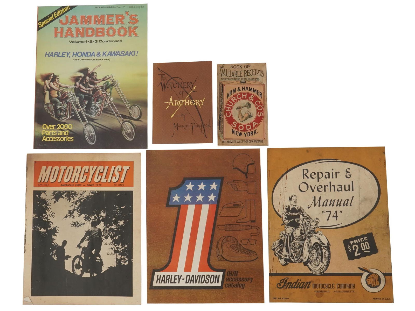 MID CENTURY MOTORCYCLING MAGAZINES AND CATALOGS (1 of 8)