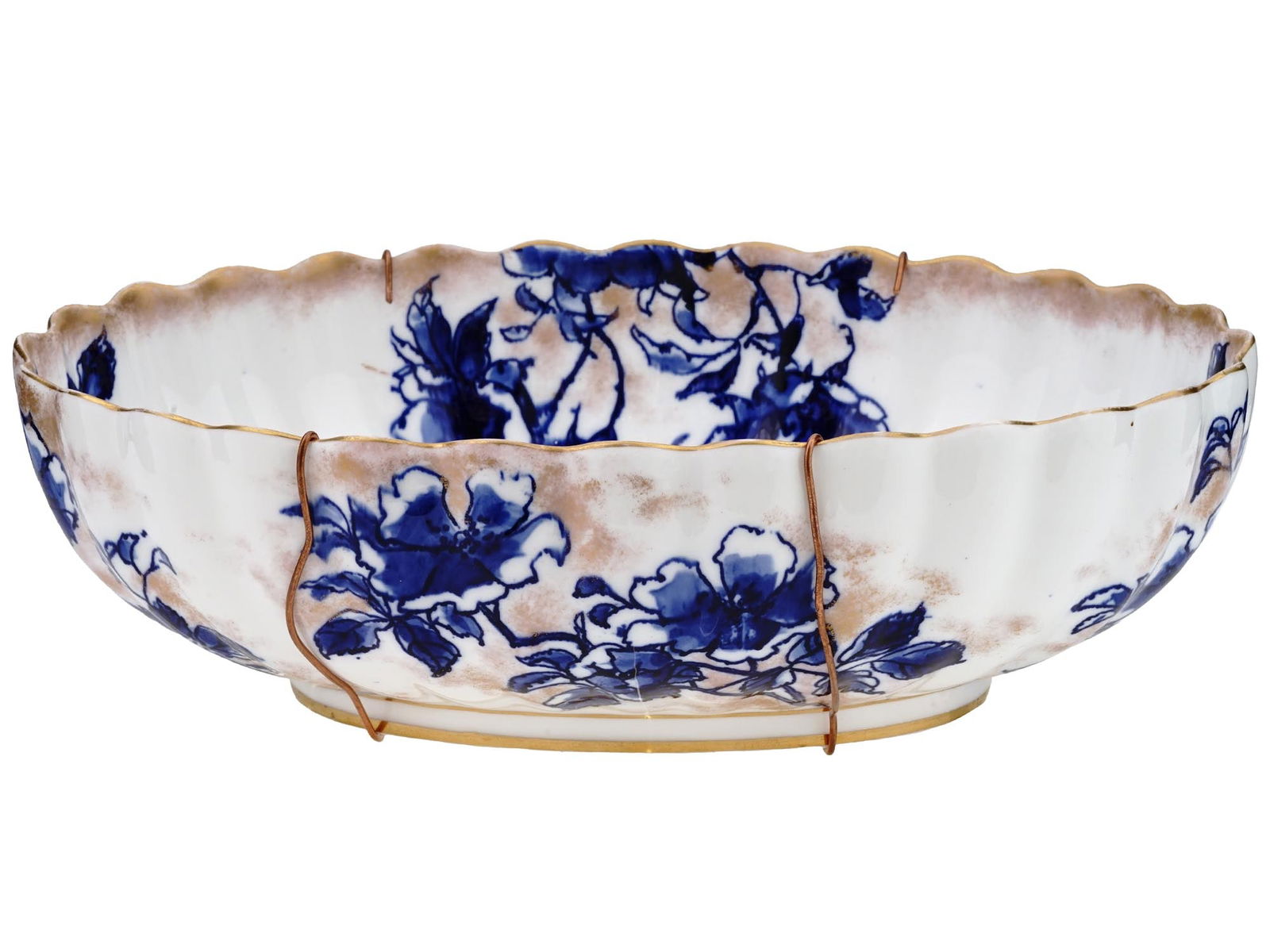 ANTIQUE 1890S DOULTON BOWL SIGNED HARRY SIMEON (1 of 7)