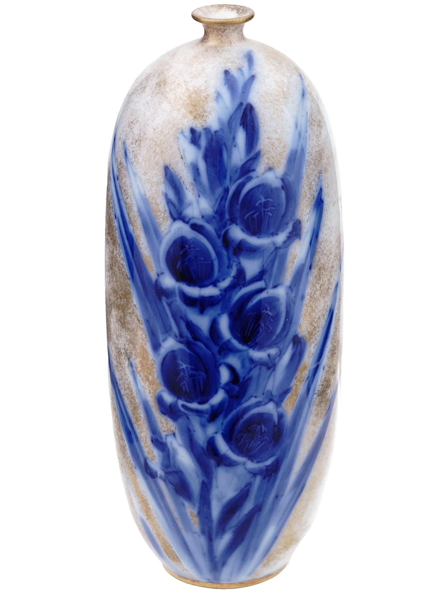 ANTIQUE 1888 ART NOUVEAU DOULTON ALABASTRON VASE (1 of 9)