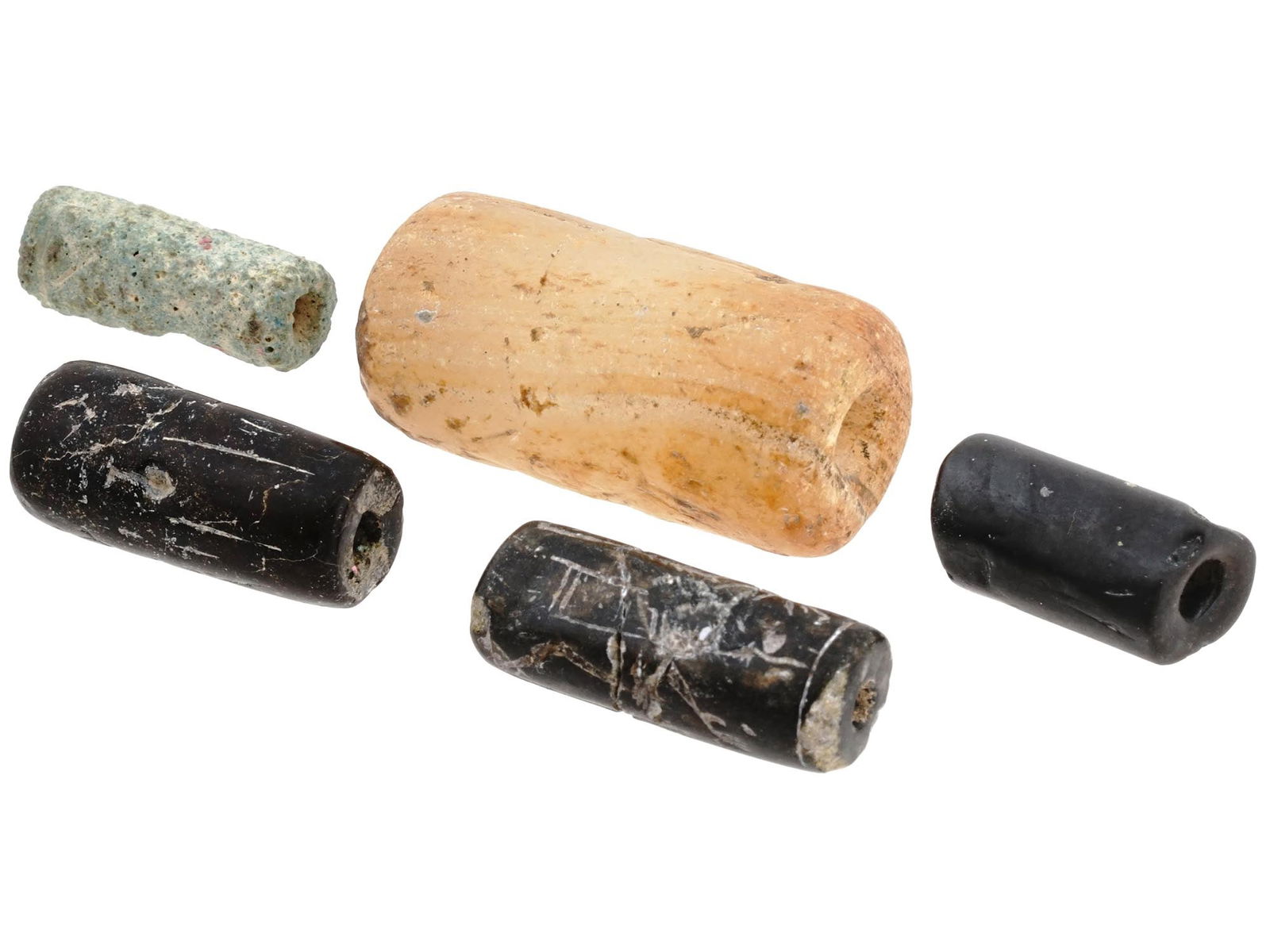 GROUP OF ANCIENT MIDDLE EAST 800 BC PENDANT BEADS (1 of 6)