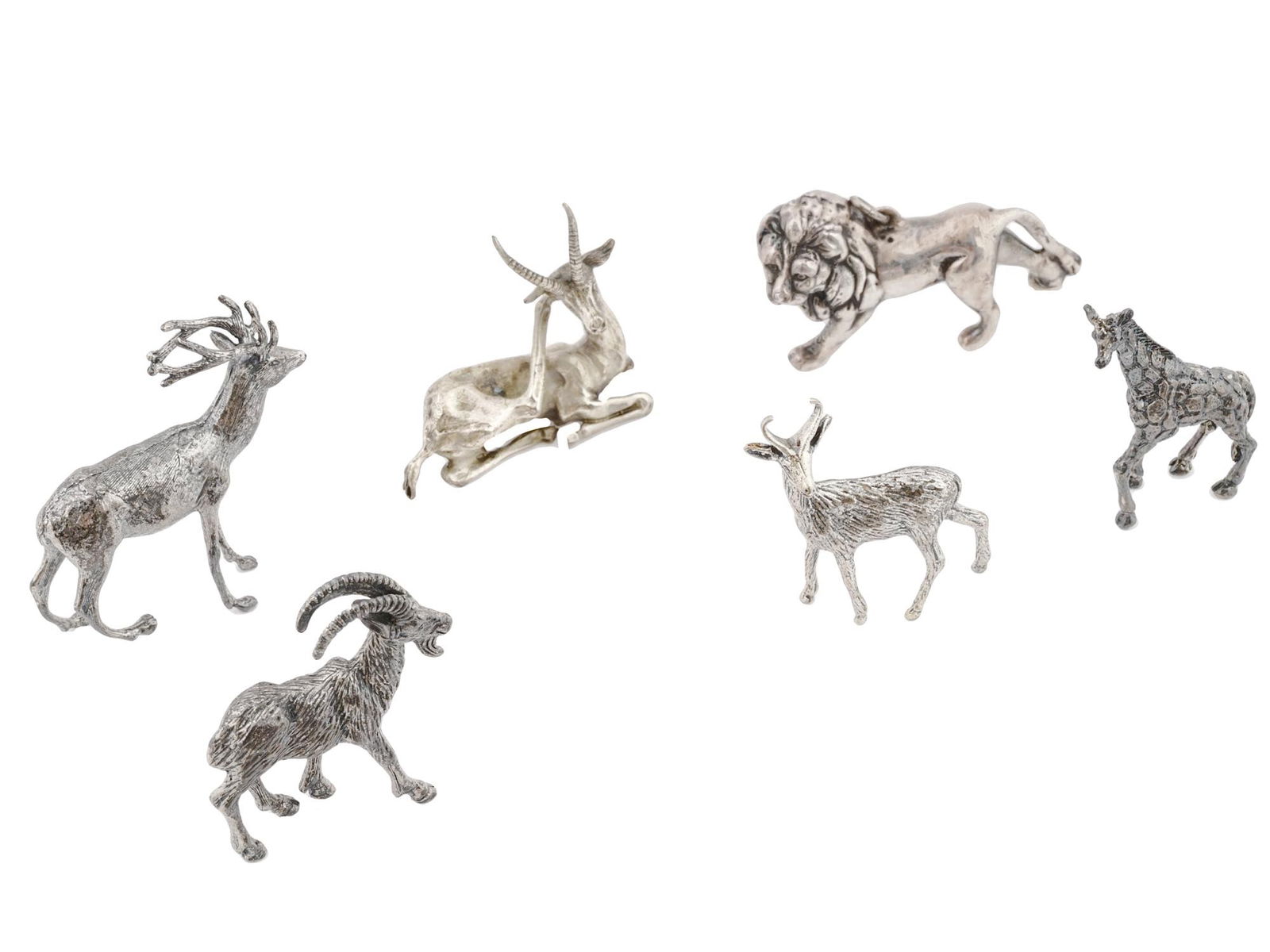 MINI ITALIAN 800 SILVER STERLING ANIMAL FIGURINES (1 of 11)