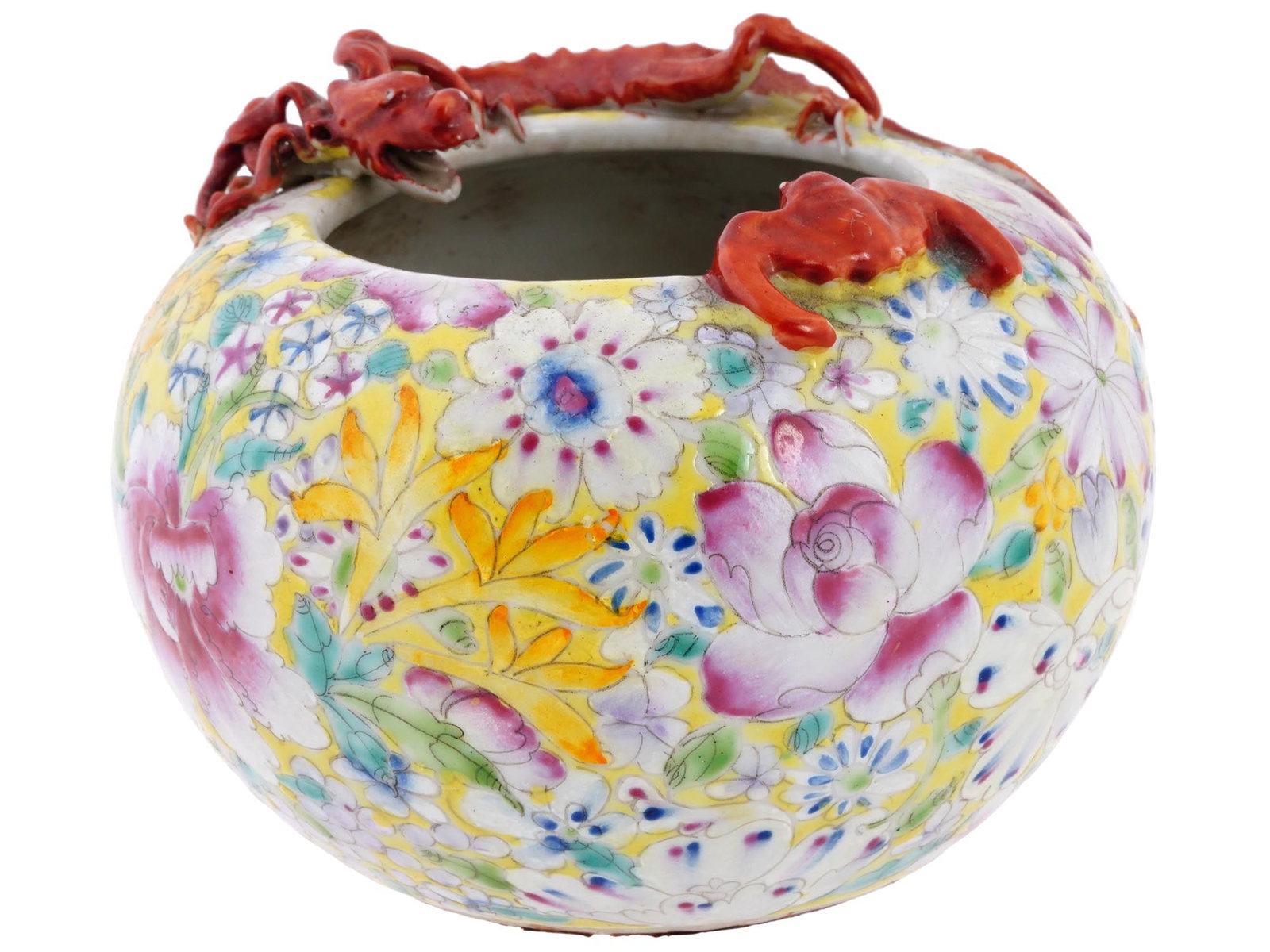 ANTIQUE CHINESE QING PORCELAIN VASE WITH DRAGON (1 of 12)