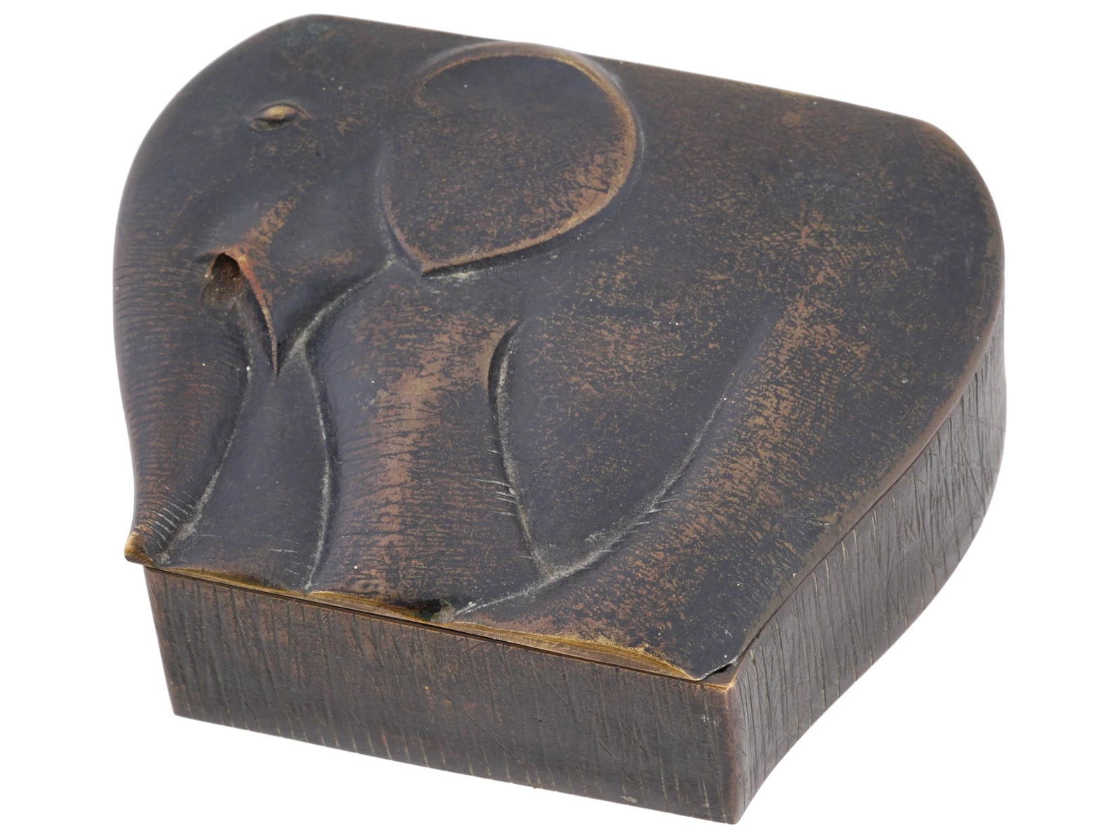 ANTIQUE AUSTRIAN ART NOUVEAU BRONZE BOX C 1900 (1 of 9)