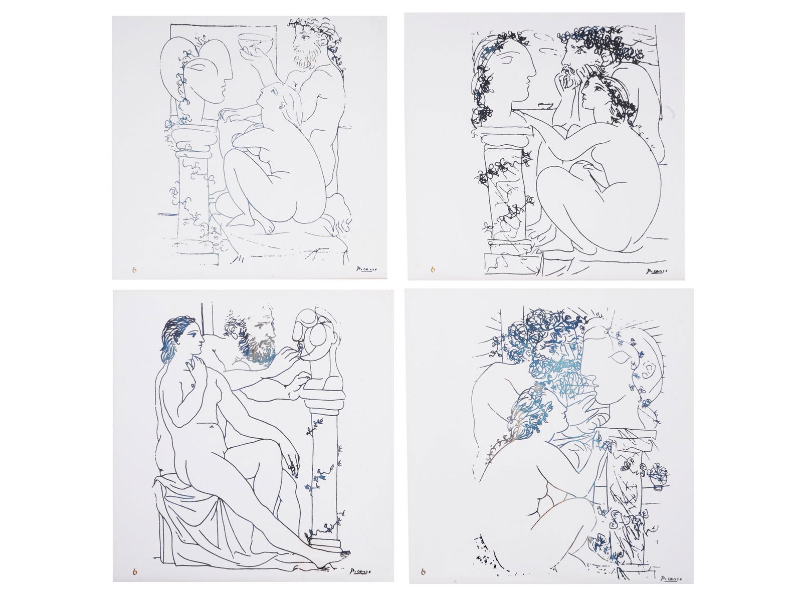 LTD THE ARTISTS CERAMIC TILES SET BY PABLO PICASSO (1 of 9)