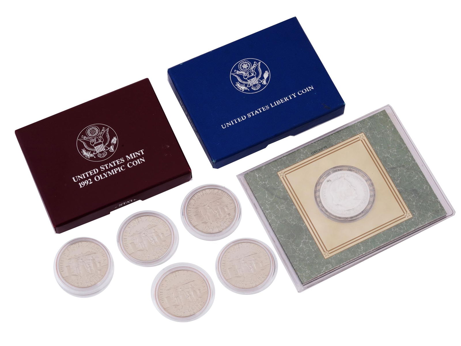 1986 AMERICAN LIBERTY 1892 COLUMBIAN EXPOSITION COINS (1 of 15)
