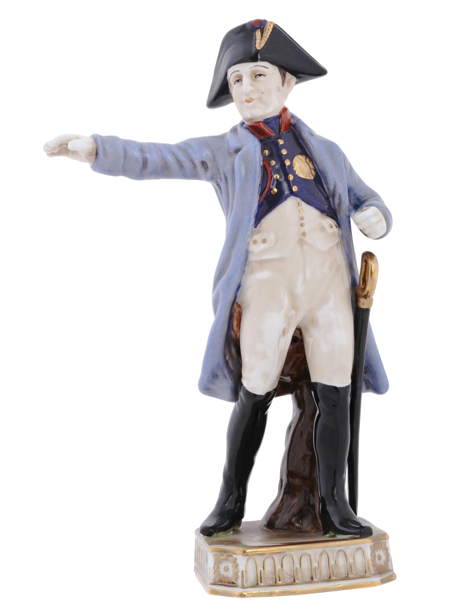 VTG FRENCH SEVRES PORCELAIN NAPOLEON BONAPARTE FIGURE (1 of 6)