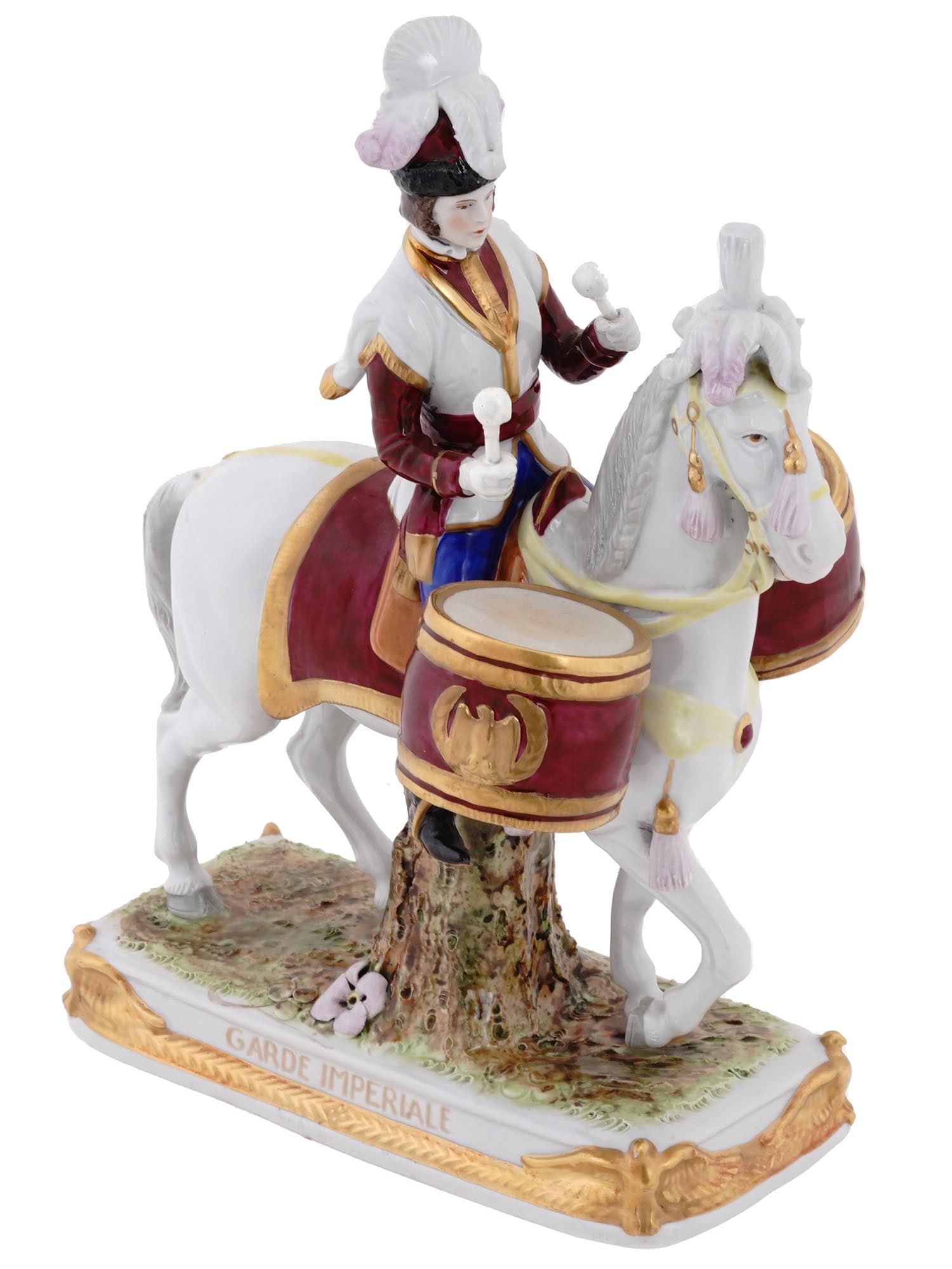 GERMAN NAPOLEONIC IMPERIAL GUARD PORCELAIN FIGURE (1 of 10)