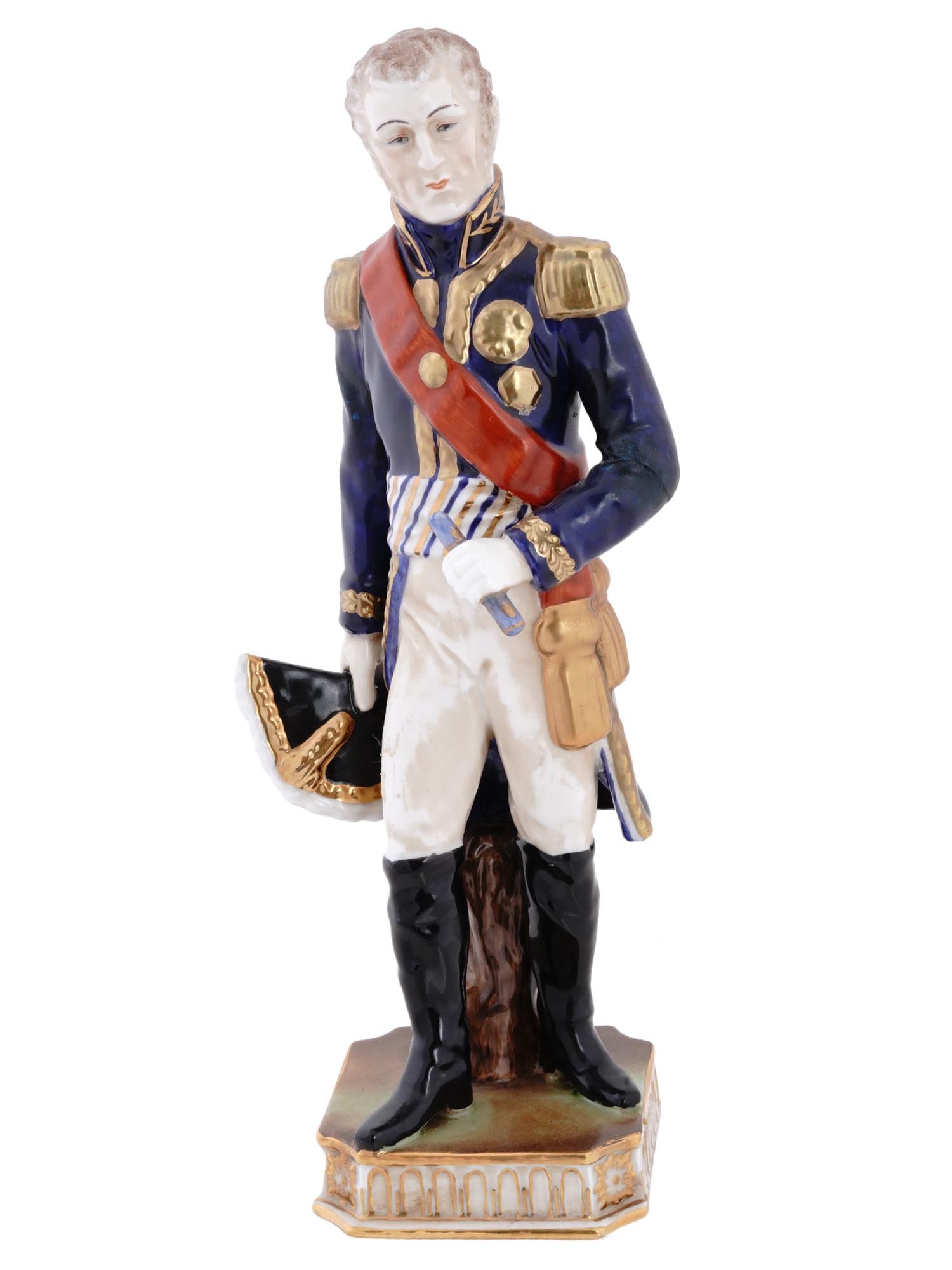 FRENCH SEVRES NAPOLEON ANDRE MASSENA PORCELAIN FIGURE (1 of 8)