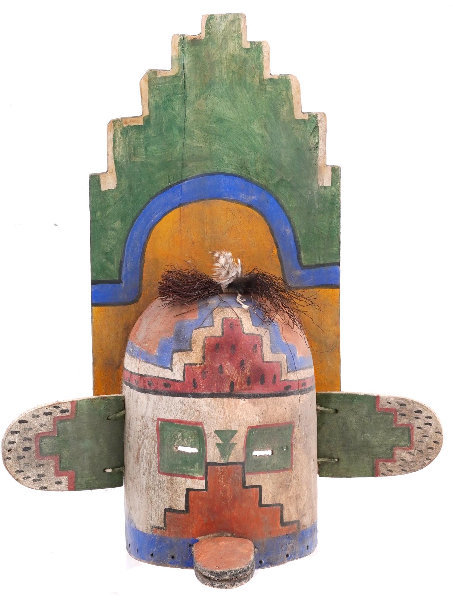 NORTH AMERICAN INDIAN REGION KACHINA MASK (1 of 10)