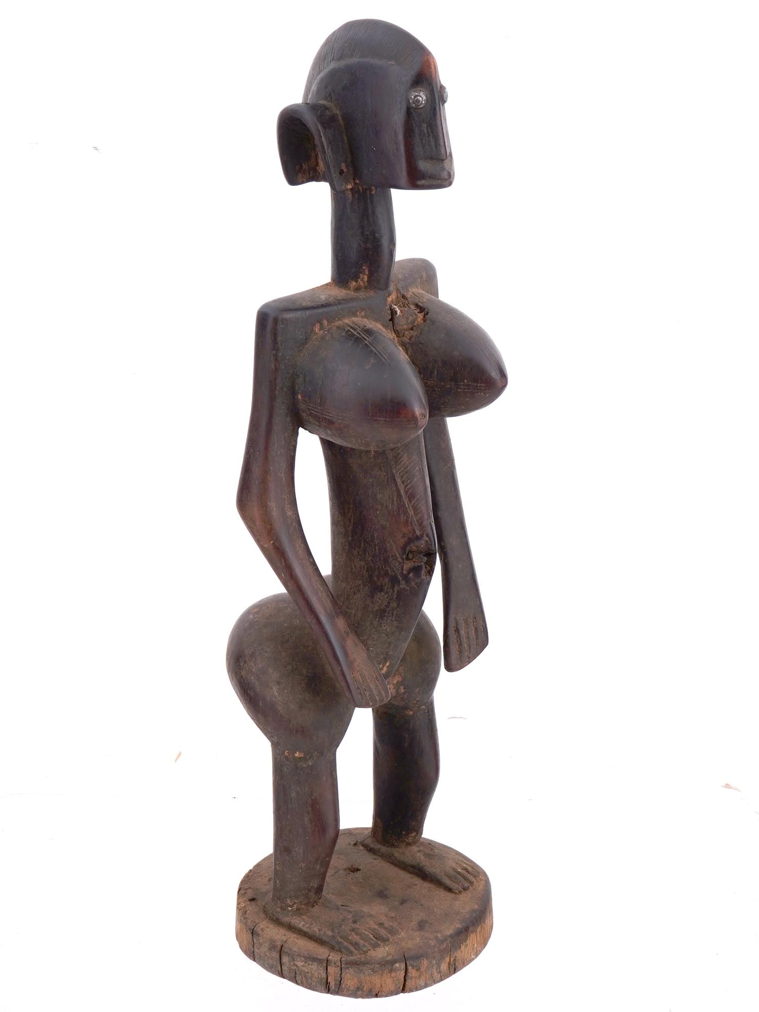 WEST AFRICAN BAMANA NYELENI STANDING FEMALE FIGURE (1 of 8)