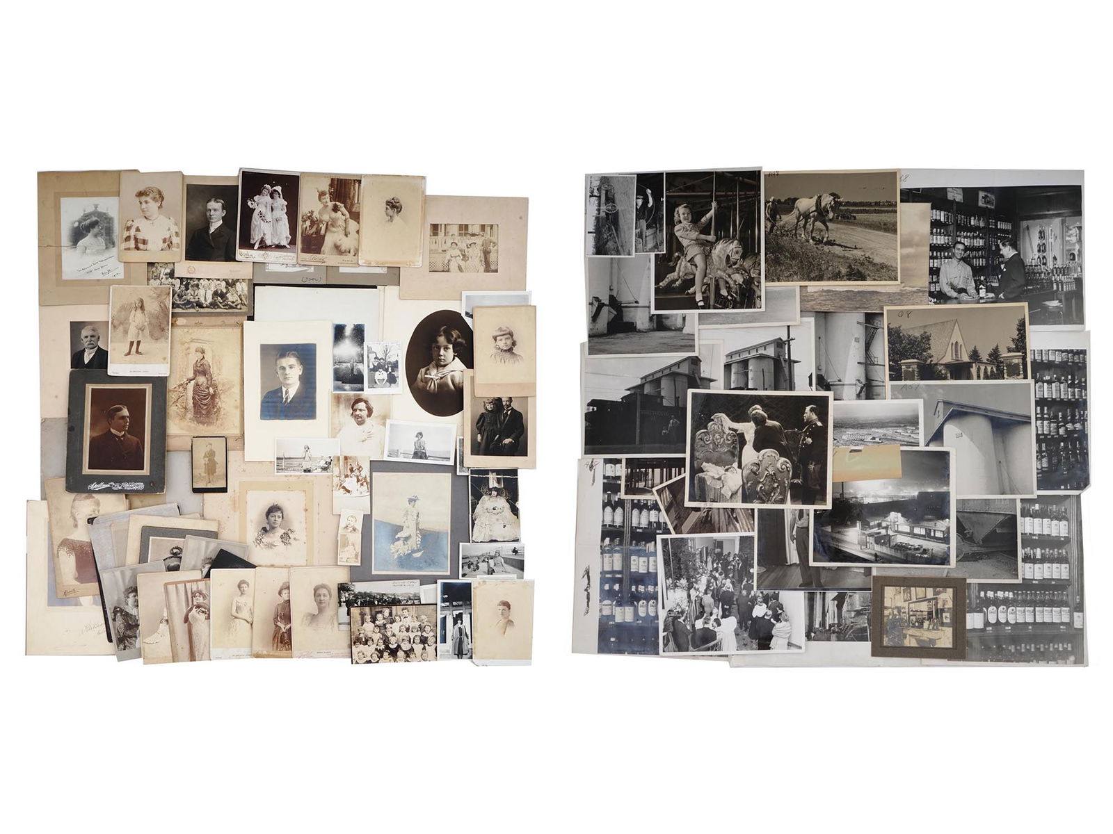 ANTIQUE AND VINTAGE CABINET PORTRAIT PHOTOGRAPHS (1 of 12)