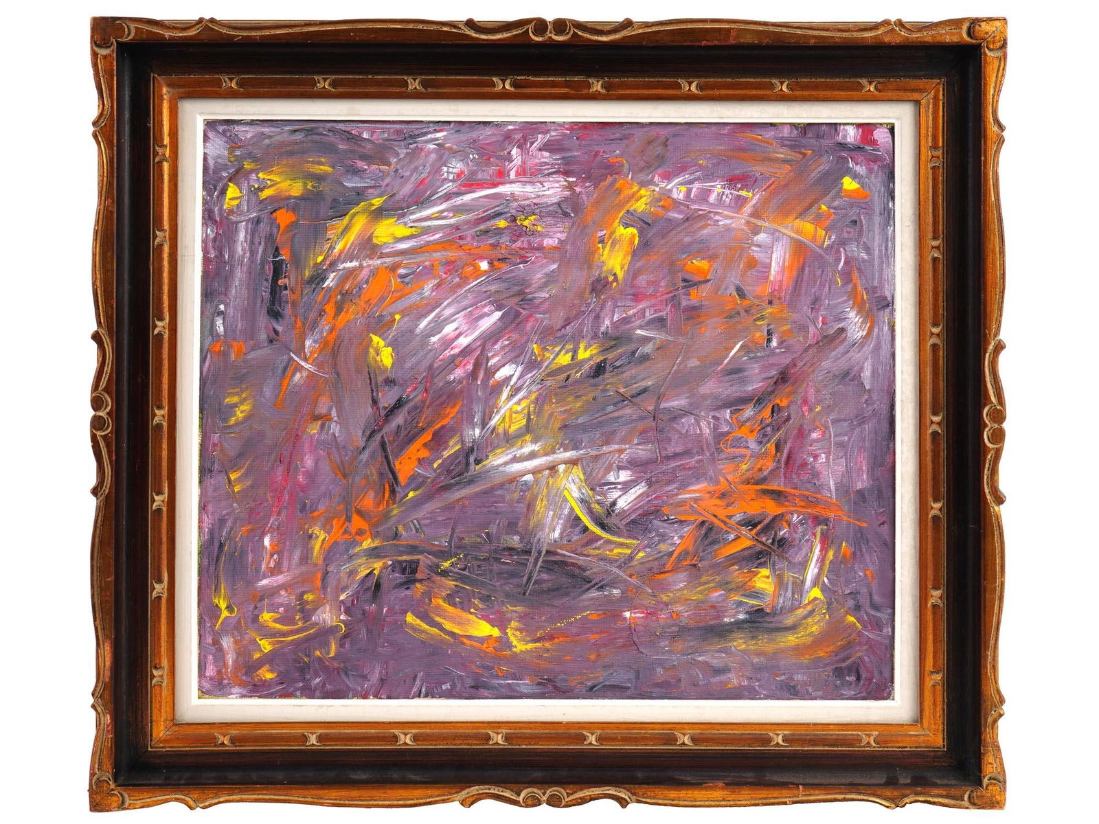 CANADIAN ABSTRACT PAINTING ATTRIBUTED TO MARK MULLIN (1 of 8)