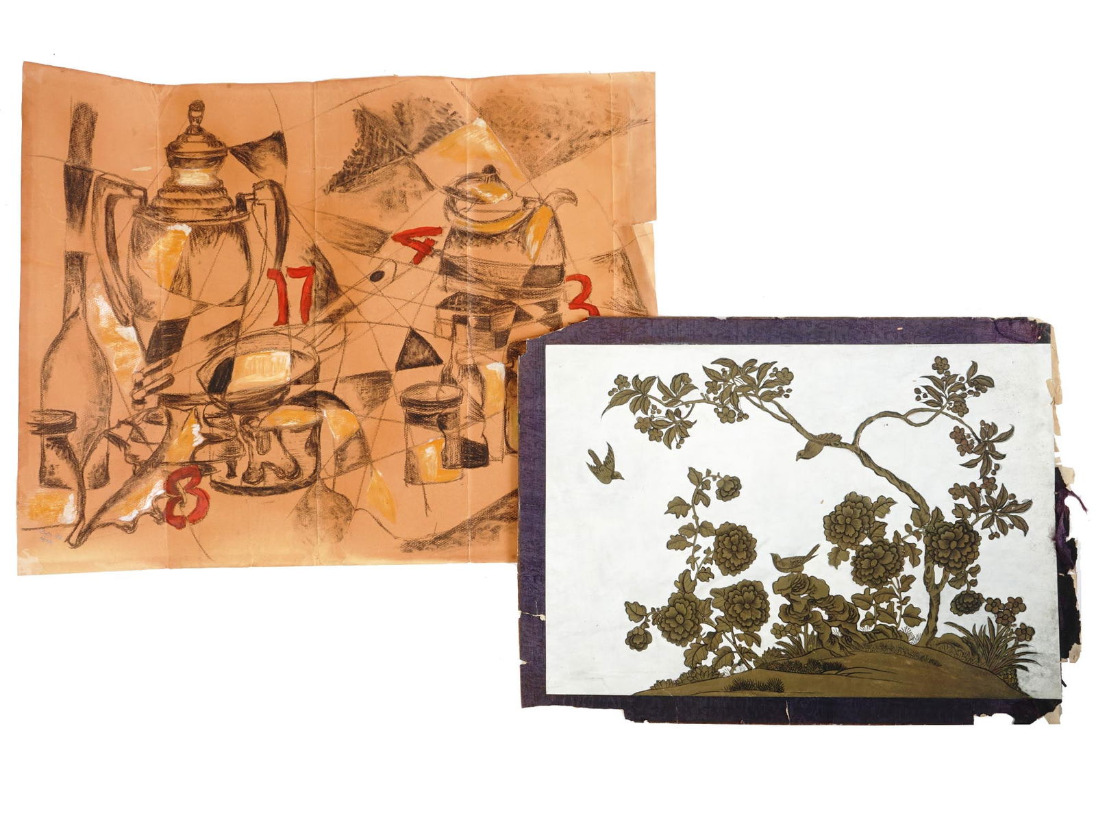 VINTAGE PAINTINGS, 1971 ABSTRACT AND ORIENTAL (1 of 5)