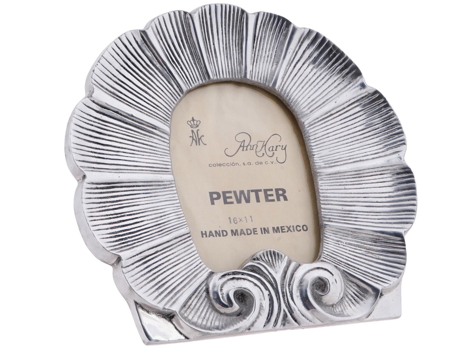 VINTAGE PEWTER DESK FRAME BY ANN KARY MEXICO (1 of 5)