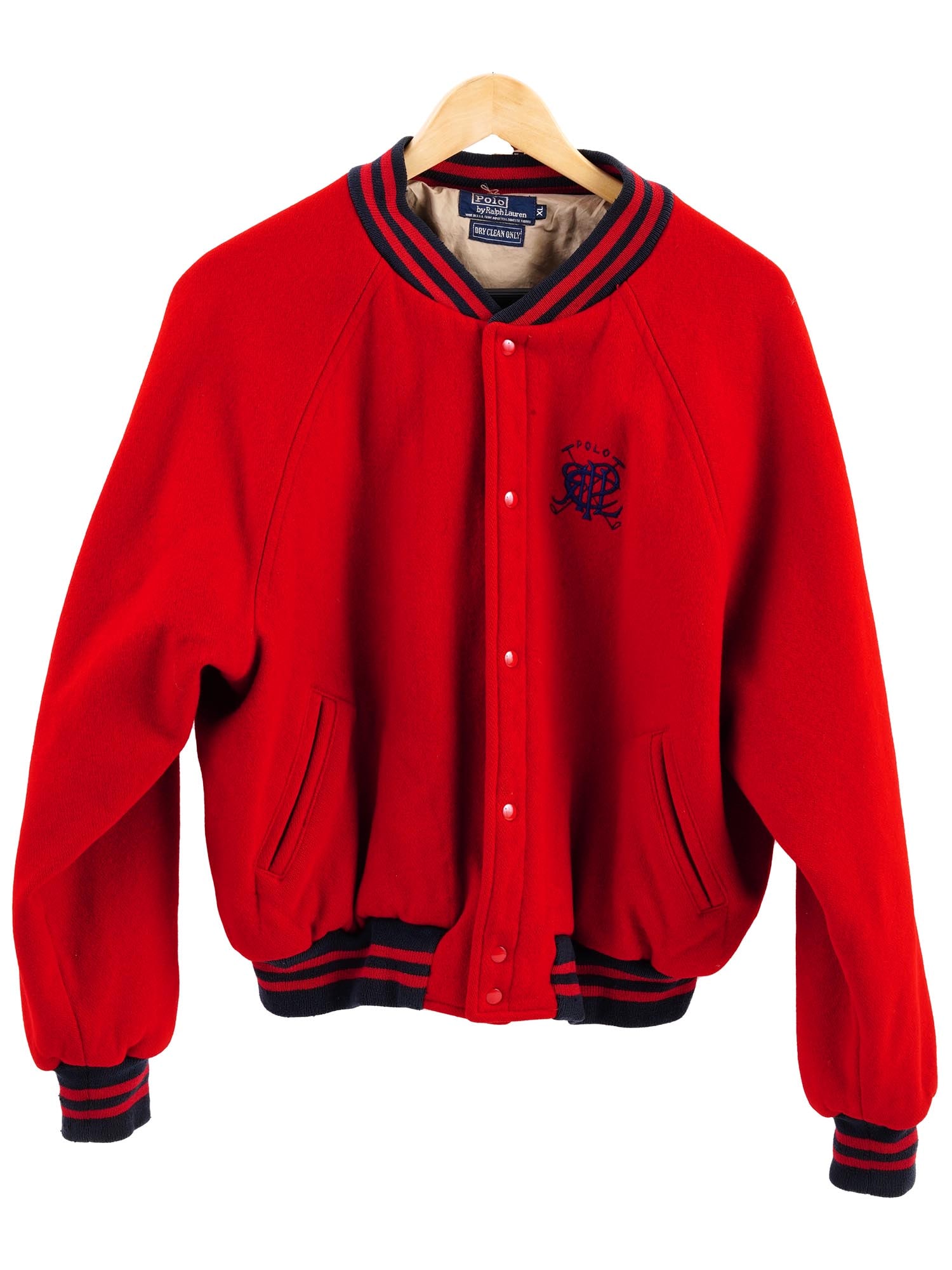 Vintage Polo Ralph Lauren Wool Varsity Jacket