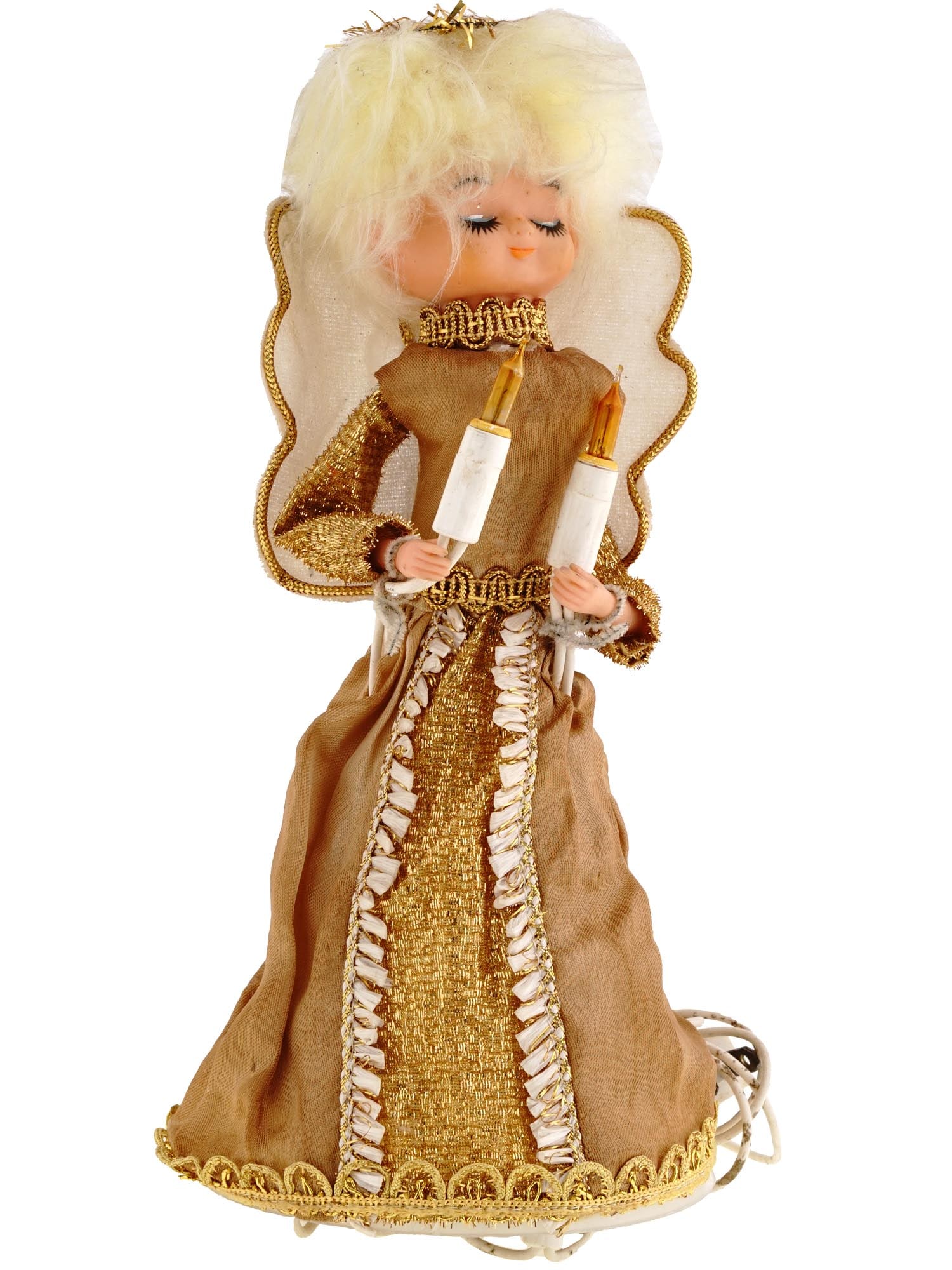 VINTAGE 1960S ANGEL LIGHTED CHRISTMAS TREE TOPPER (1 of 5)