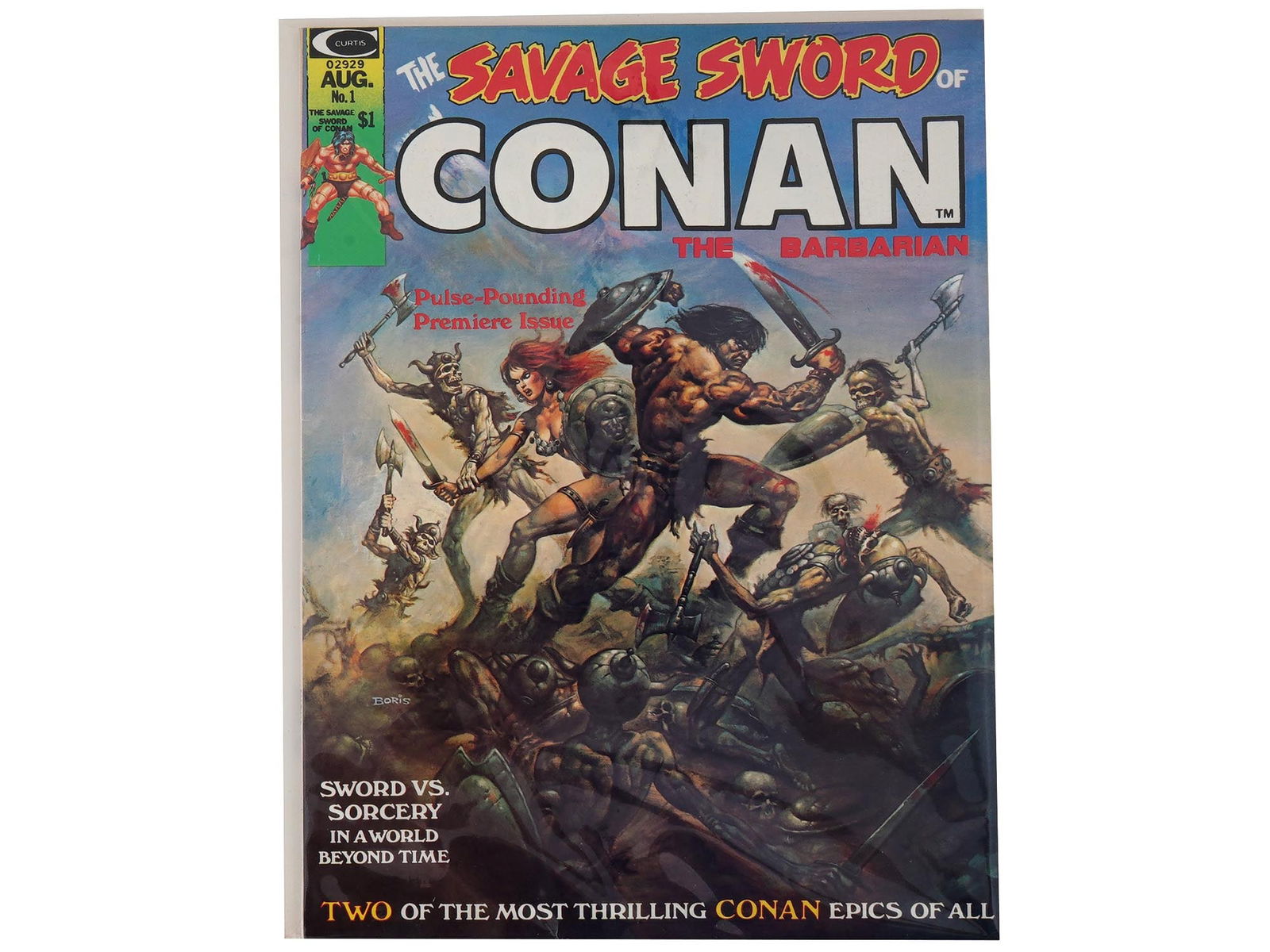AMERICAN MARVEL SAVAGE SWORD OF CONAN COMIC BOOK (1 of 2)