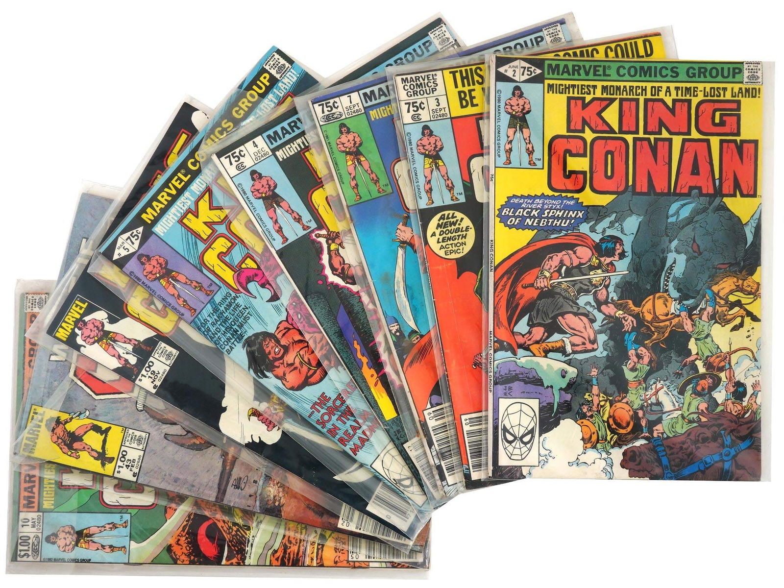 VINTAGE AMERICAN KING CONAN COMICS MAGAZINE ISSUES (1 of 3)