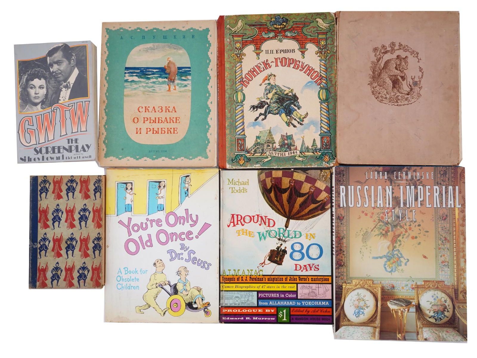 MID CENT RUSSIAN FAIRY TALES BOOKS WITH ILLUSTRATIONS (1 of 16)