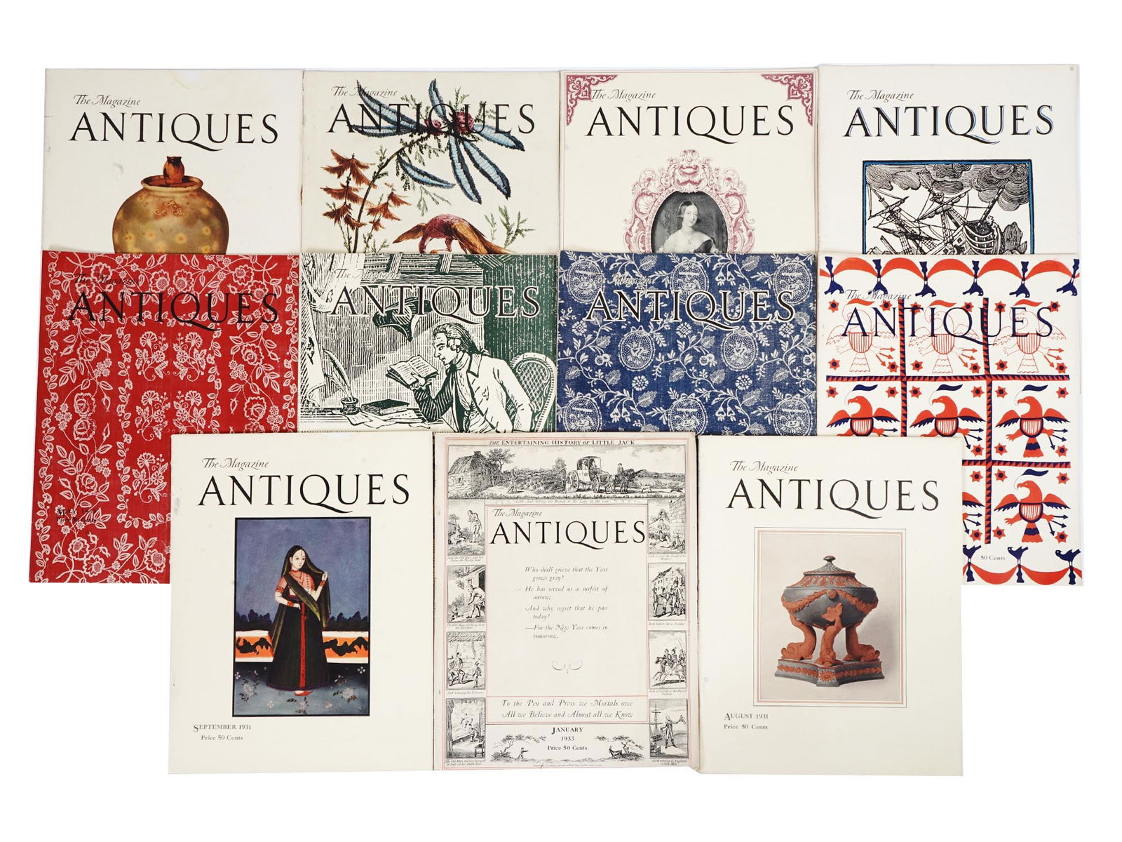 VINTAGE AMERICAN MAGAZINE ANTIQUES ISSUES FROM 1930S (1 of 7)