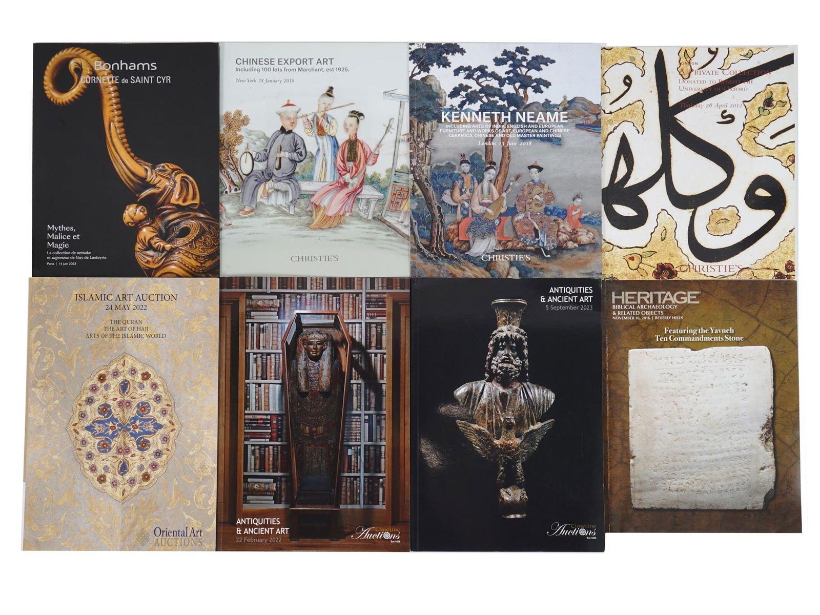 BONHAMS CHRISTIES ORIENTAL ART AUCTION CATALOGS (1 of 7)