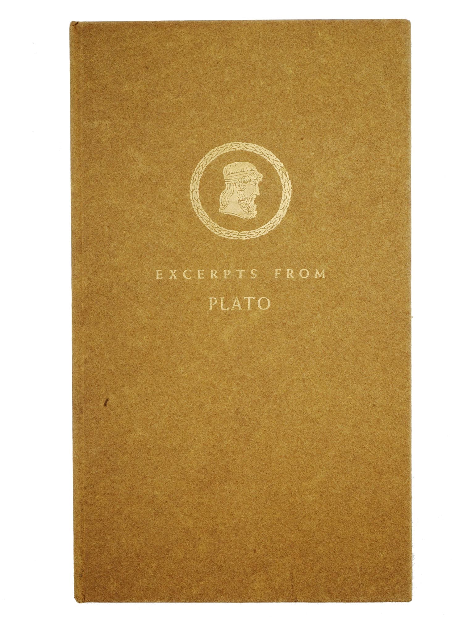 RARE LIMITED EDITION 1940 BOOK EXCERPTS FROM PLATO (1 of 8)