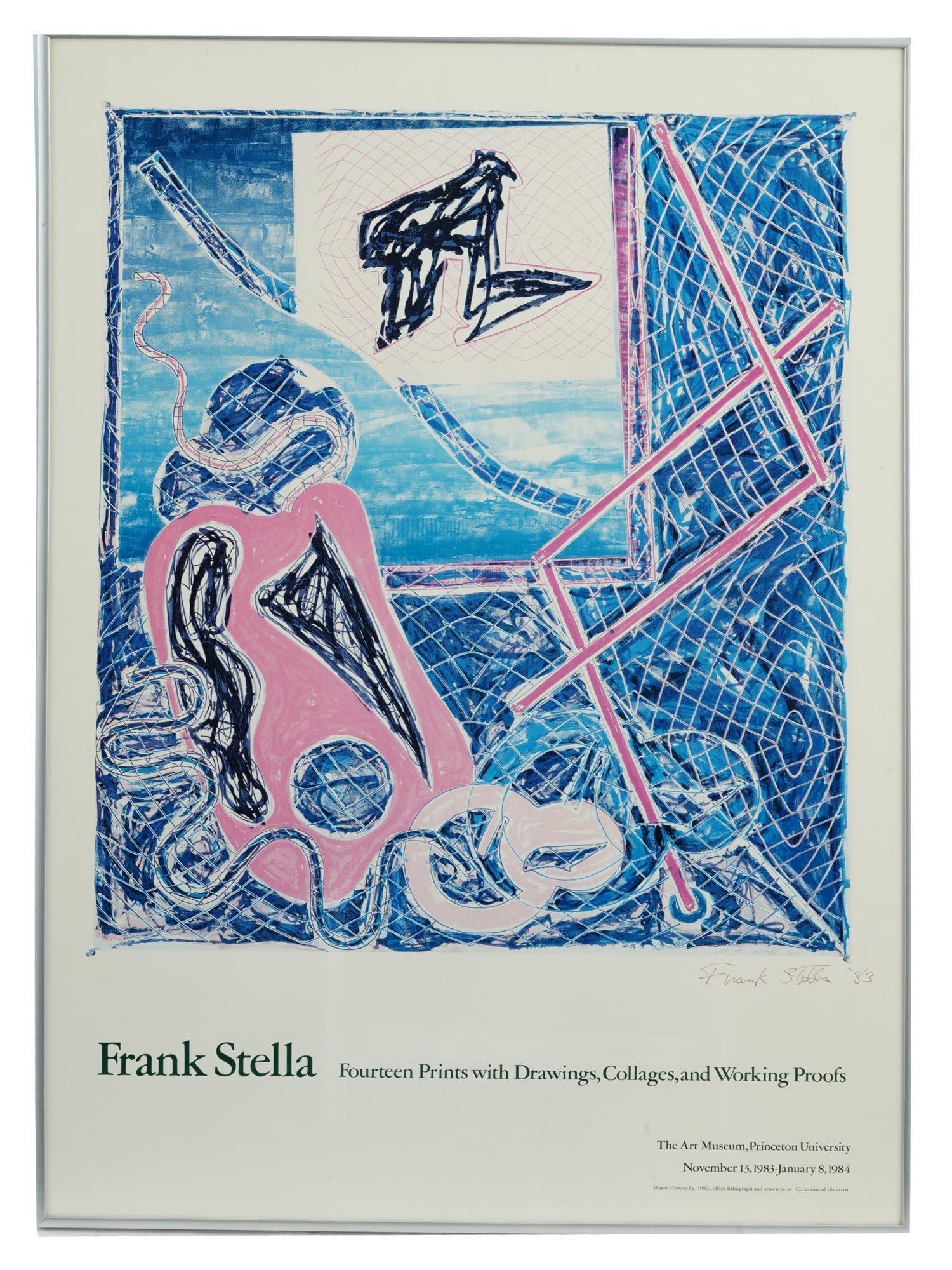 FRANK STELLA SIGNED LITHOGRAPH POSTER (1 of 5)