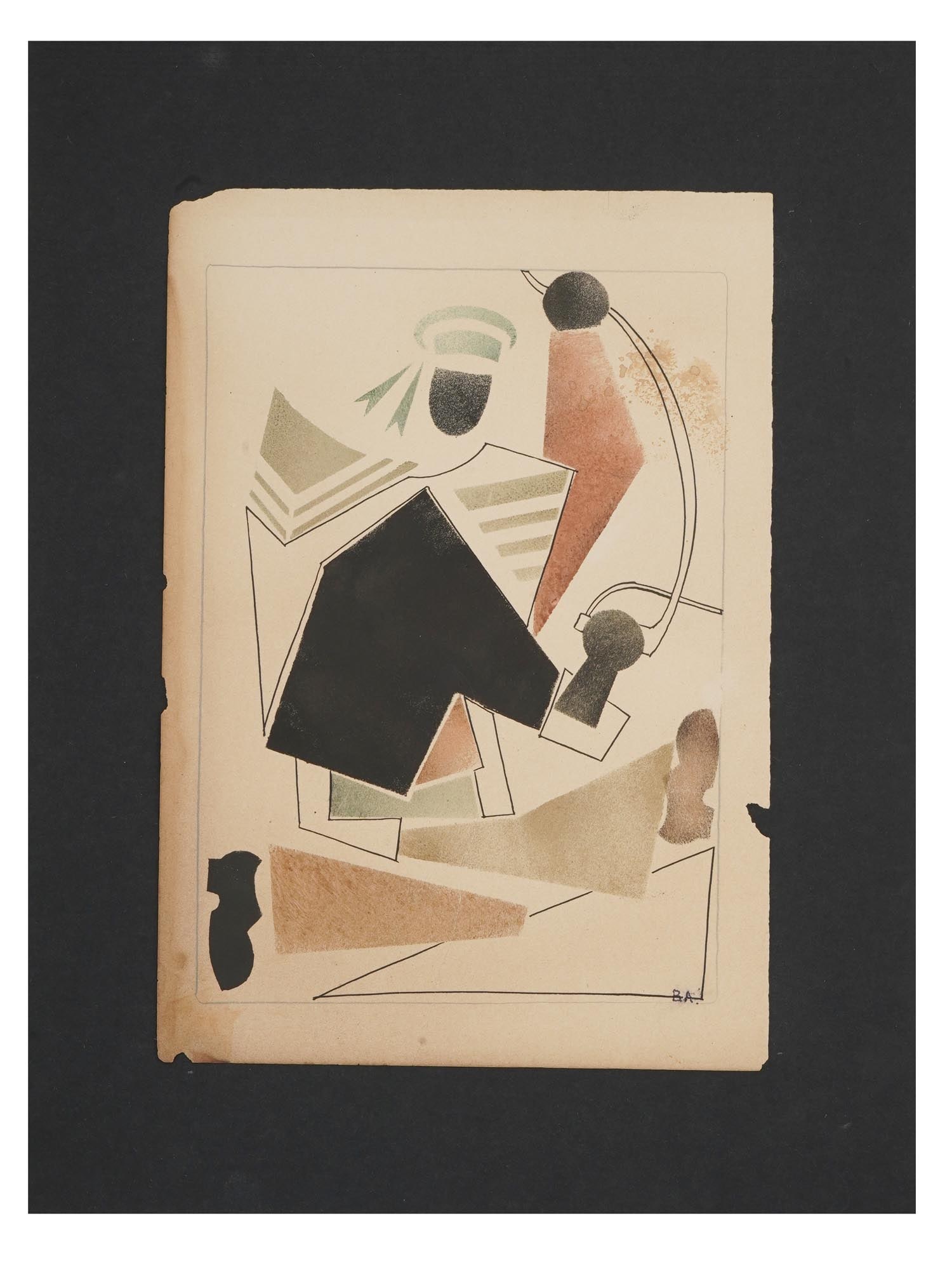 RUSSIAN AVANT GARDE PAINTING BY VLADIMIR LEBEDEV (1 of 4)